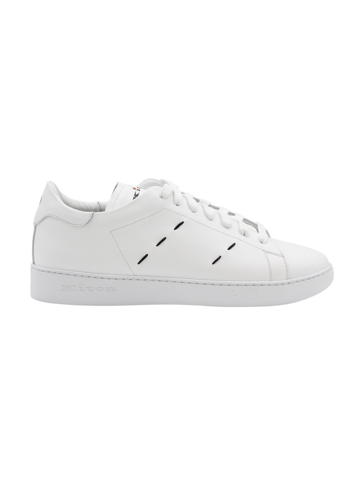 KITON Sneaker Uomo  USSA068N0114601001 WHITE Bianco gioboutiqueweb