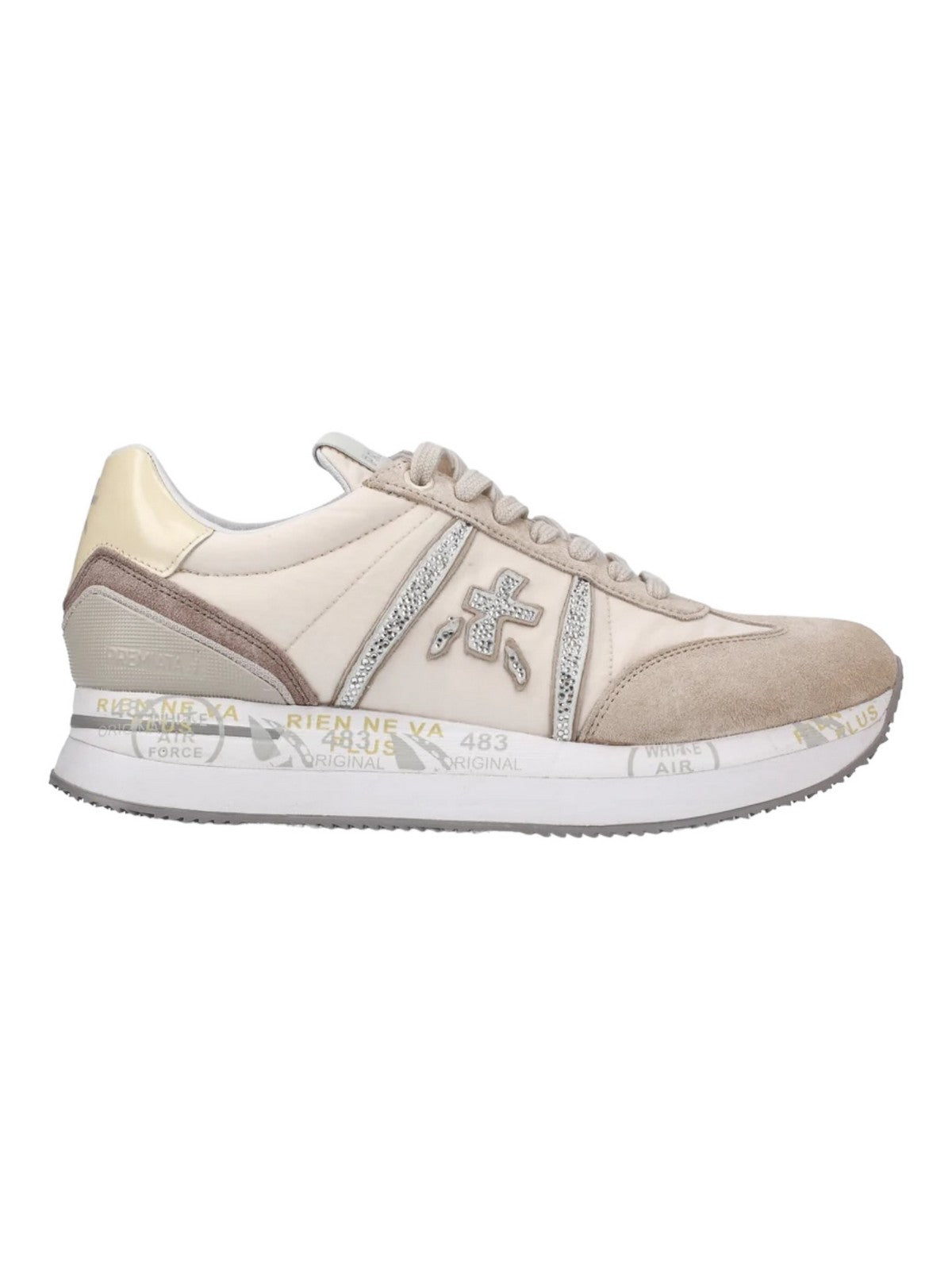 PREMIATA Sneaker Donna  CONNY VAR 6671 Beige gioboutiqueweb