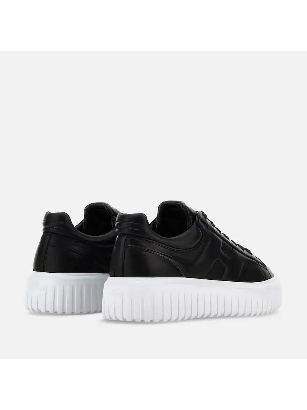 HOGAN Sneaker Uomo H-STRIPES ALLACCIATO H HXM6450FC60LE9B999 Nero gioboutiqueweb