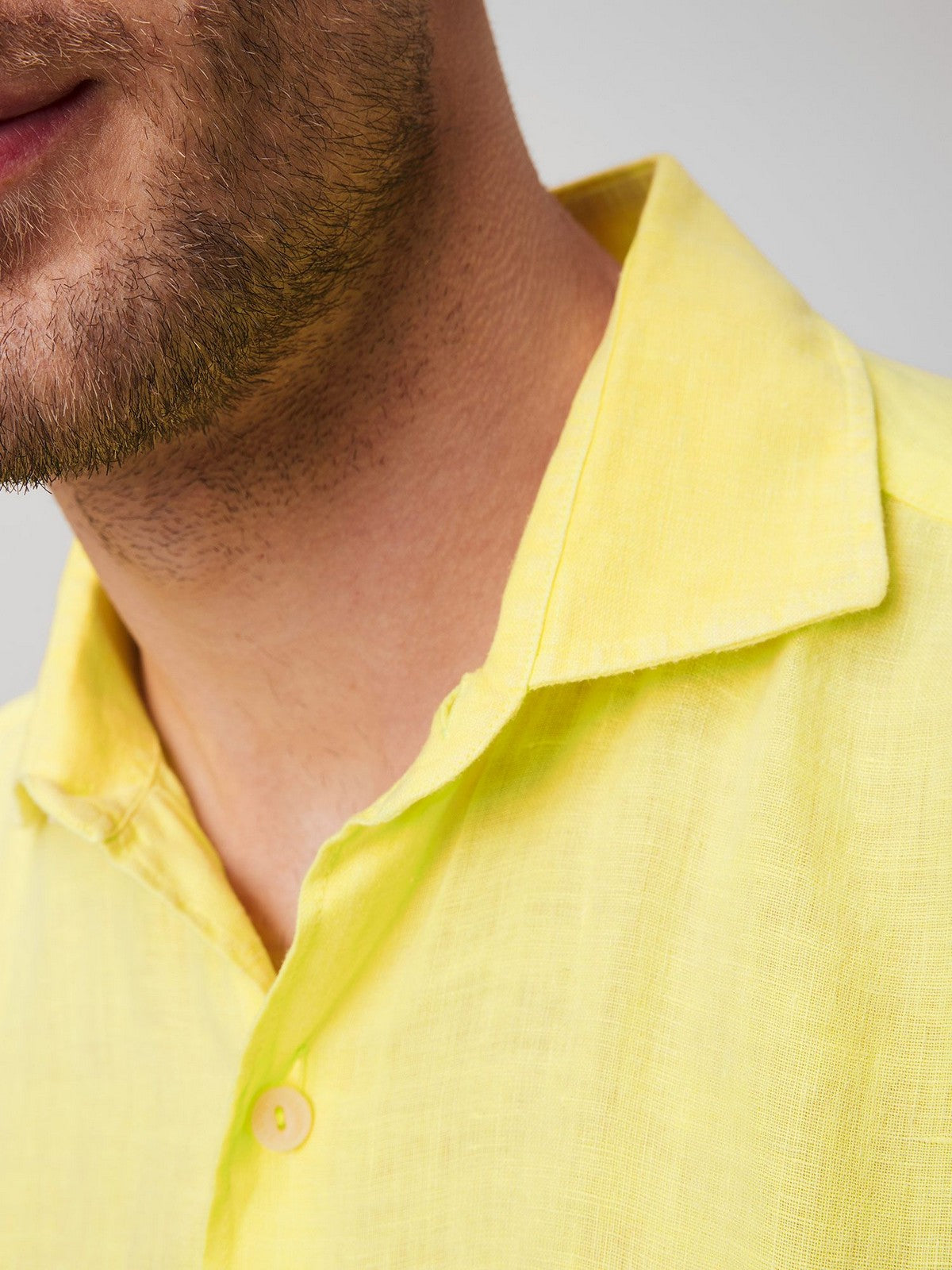 MC2 SAINT BARTH Camicia Uomo  PAMPLONA 01574F Giallo