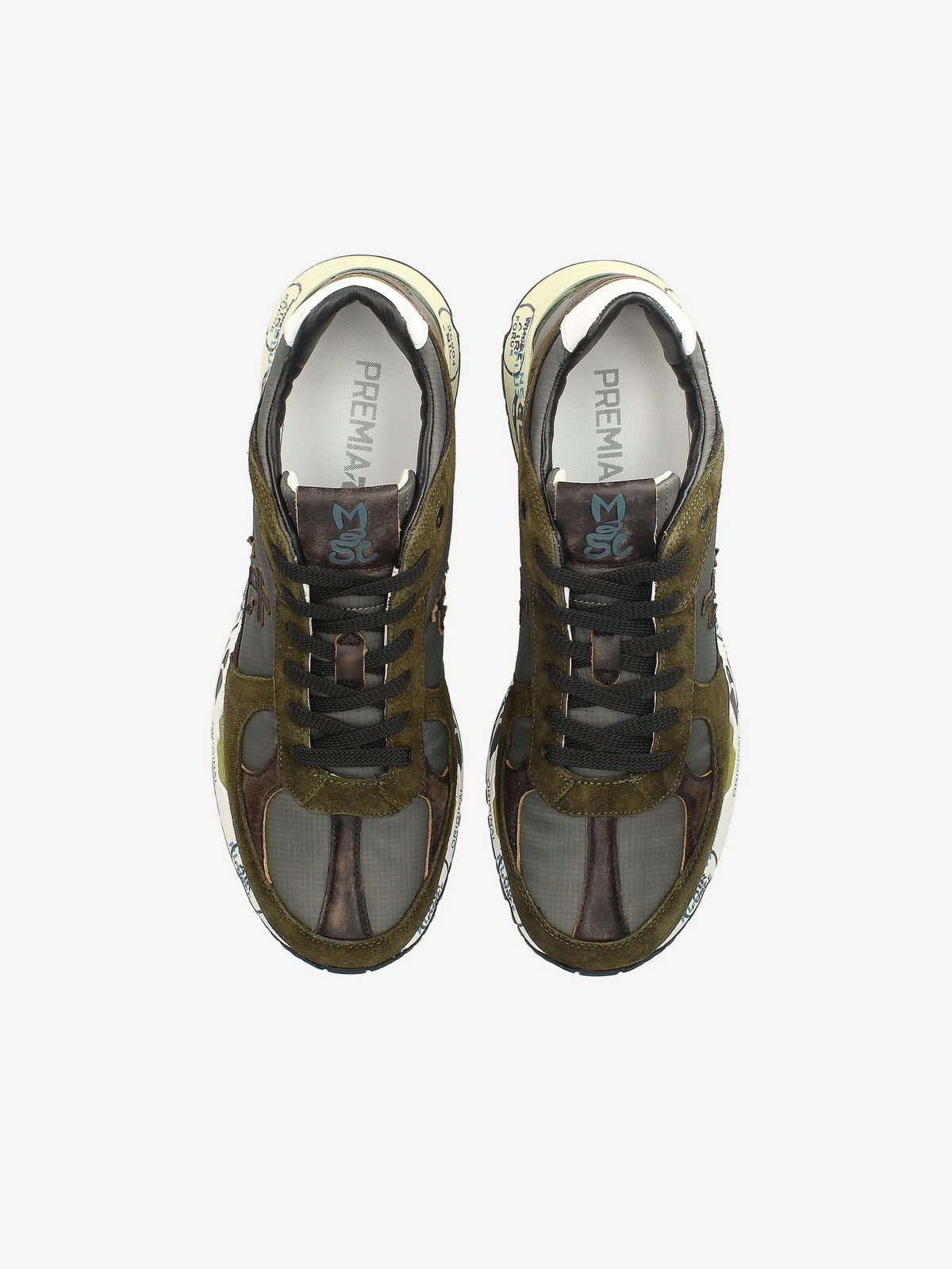PREMIATA Sneaker Uomo  MASE VAR 4005 MILITARY GREEN gioboutiqueweb