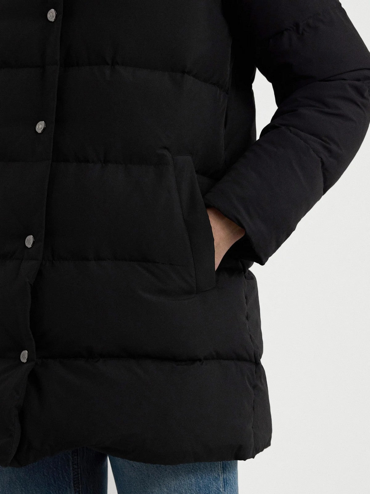 LAUREN RALPH LAUREN Piumino Donna DVT DWN VSTE-INSULATED-COAT 297962420 002 BLACK