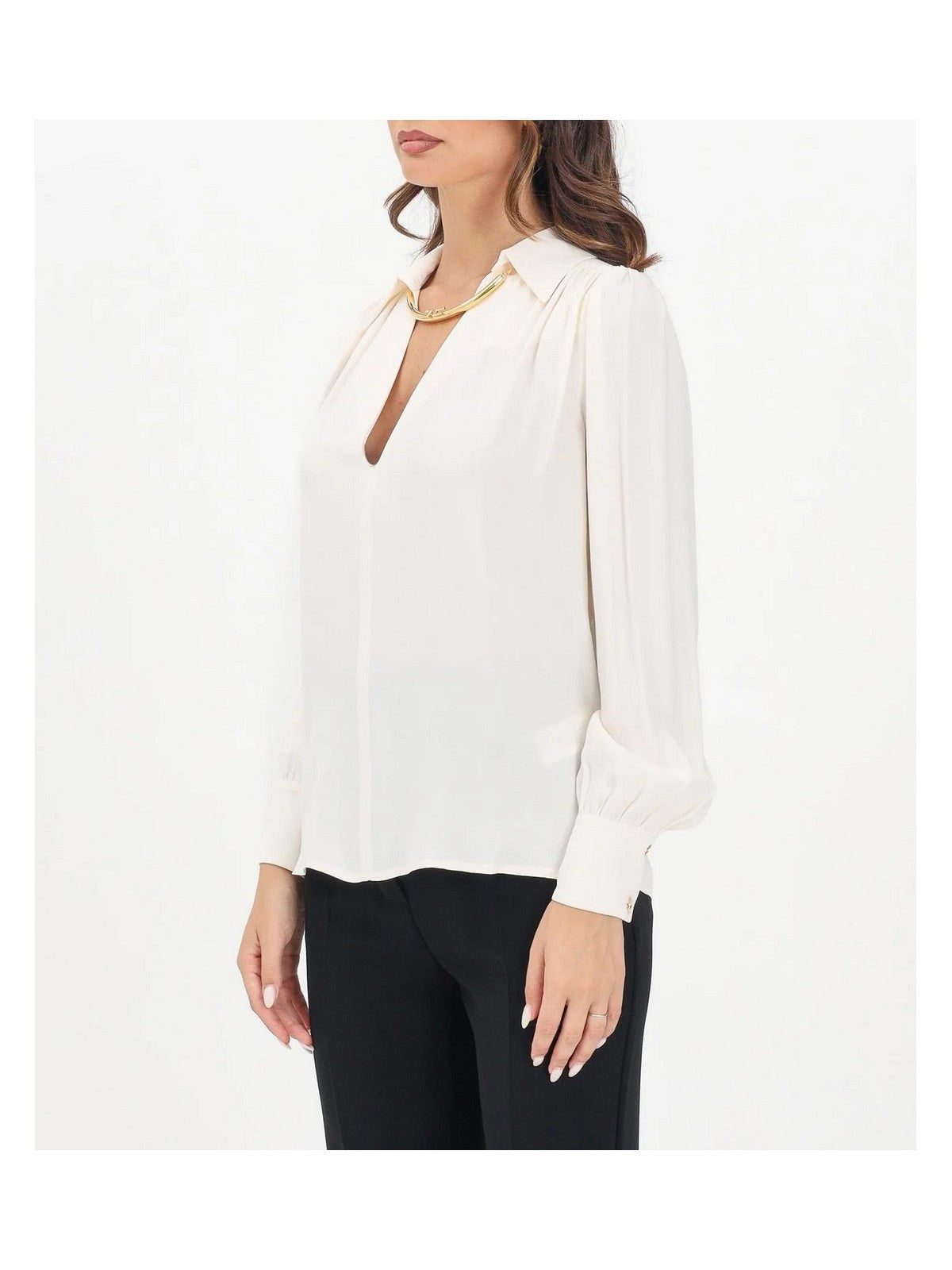 ELISABETTA FRANCHI Camicia Donna  CA12356E2 DZ9 MILK