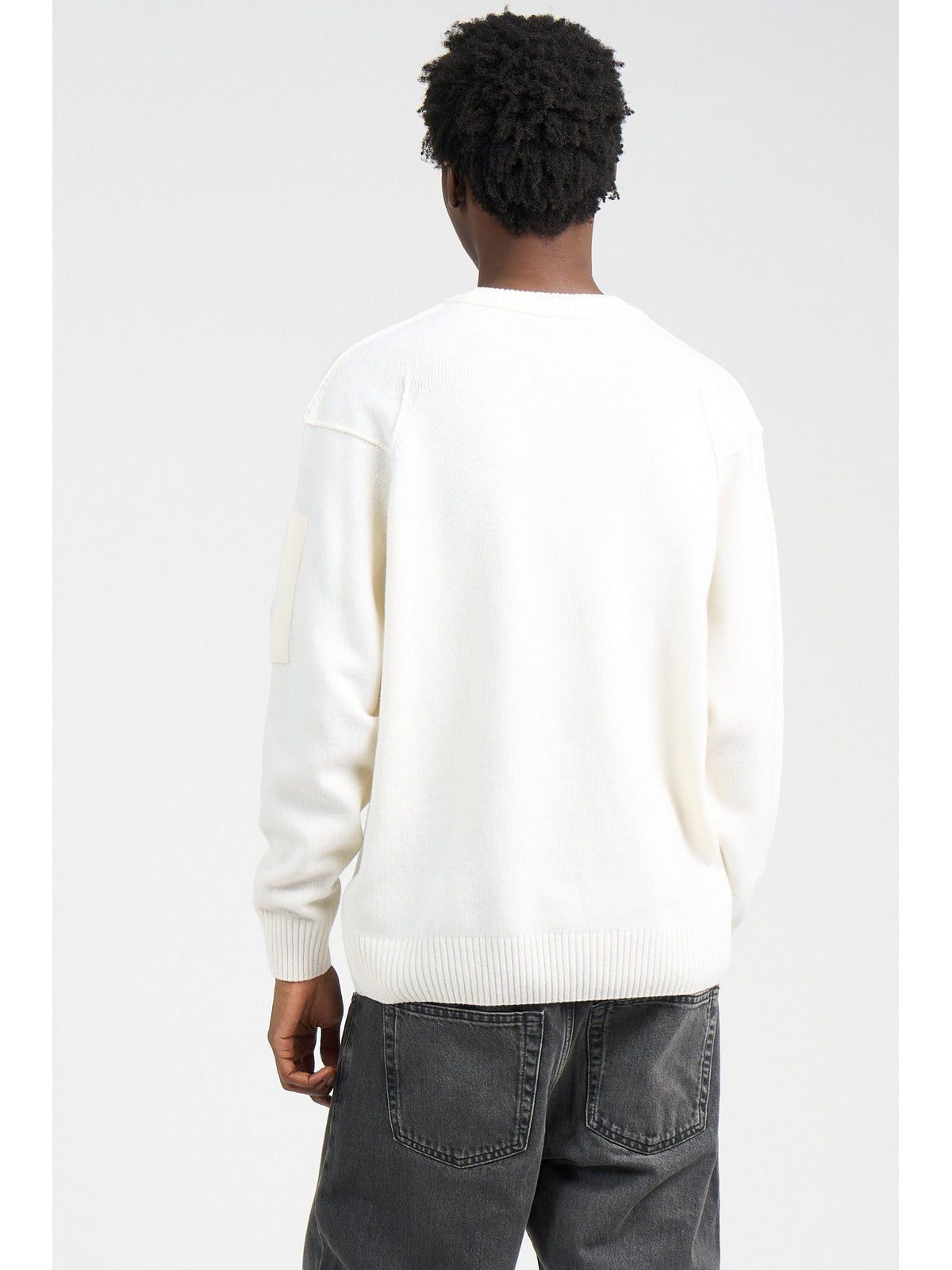 C.P. COMPANY Maglione Uomo  RFCMKN707A110149A 103 103 - GAUZE WHITE gioboutiqueweb