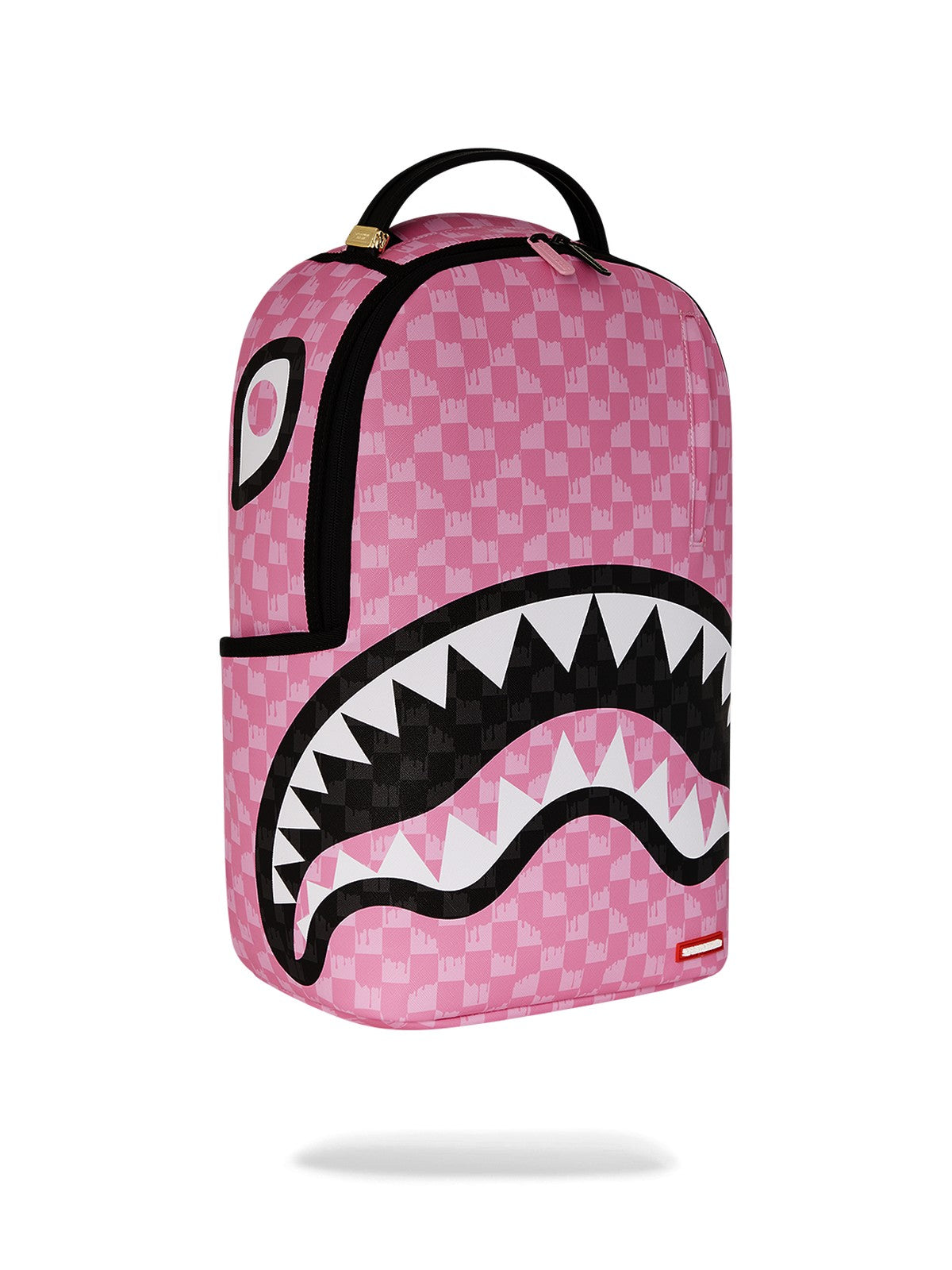 SPRAYGROUND Zaino Uomo PINK AND BLACK DRIP CHECK DLXSV BACKPACK 910B7694NSZ ROSA