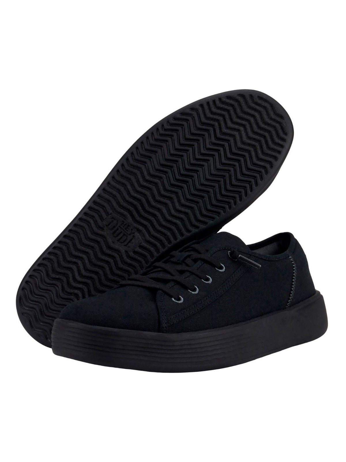 HEY DUDE Mocassino Uomo Cody M Canvas HD.41291 060 Nero gioboutiqueweb