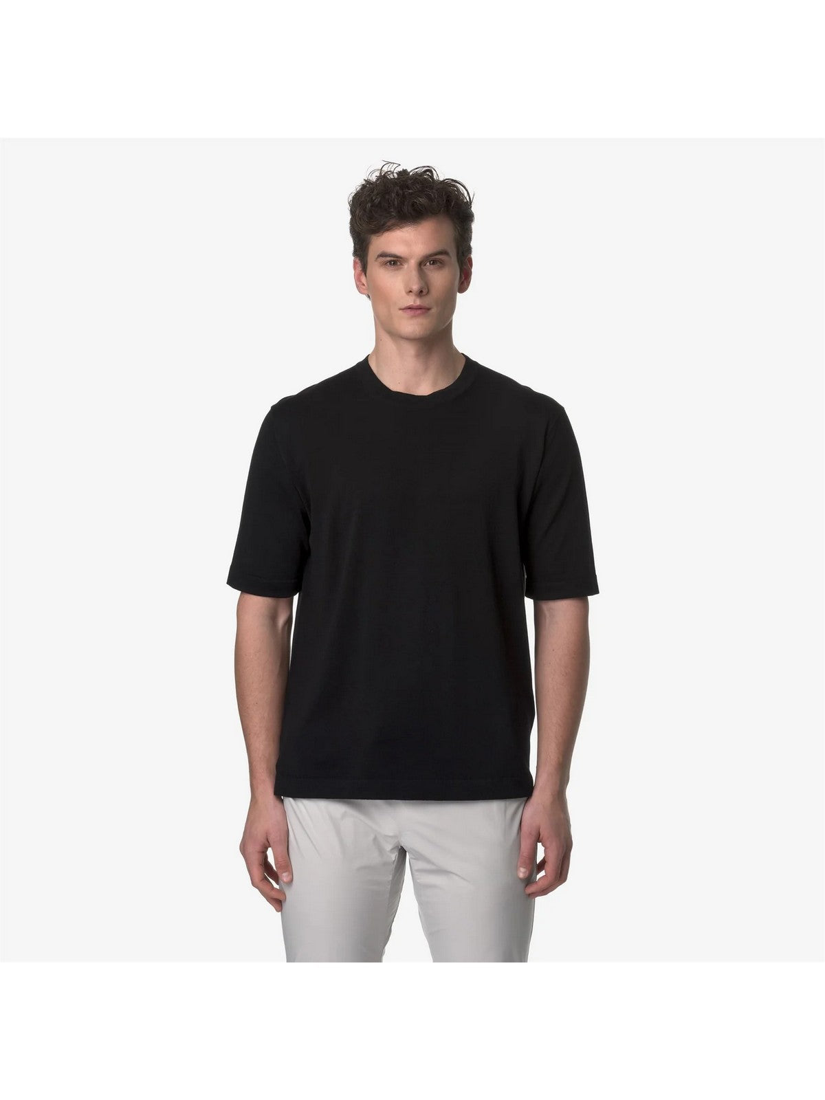 K-WAY T-shirt Uomo Combe K4126SW USY BLACK PURE