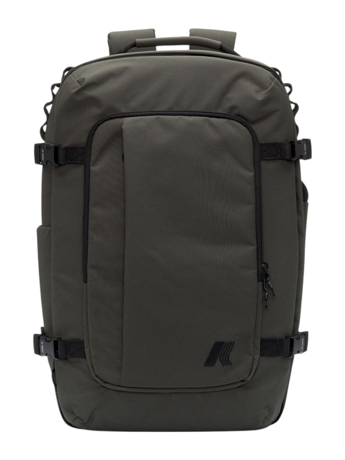 K-WAY Zaino Unisex adulto SALOME K5123WW WMR GREEN BLACKISH gioboutiqueweb