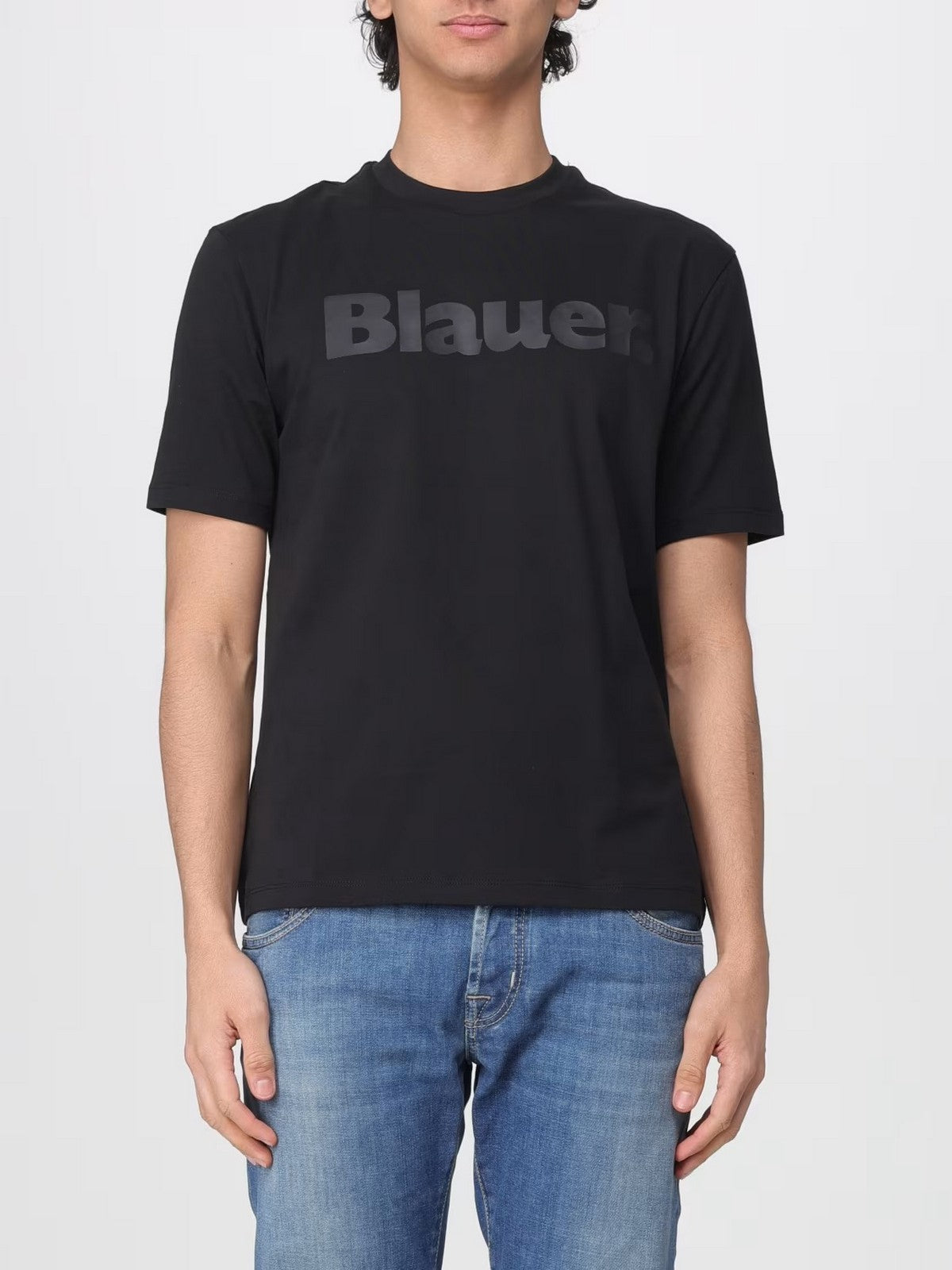 BLAUER T-shirt Uomo BOURN 26SBLUH02287 007480 999 Nero gioboutiqueweb