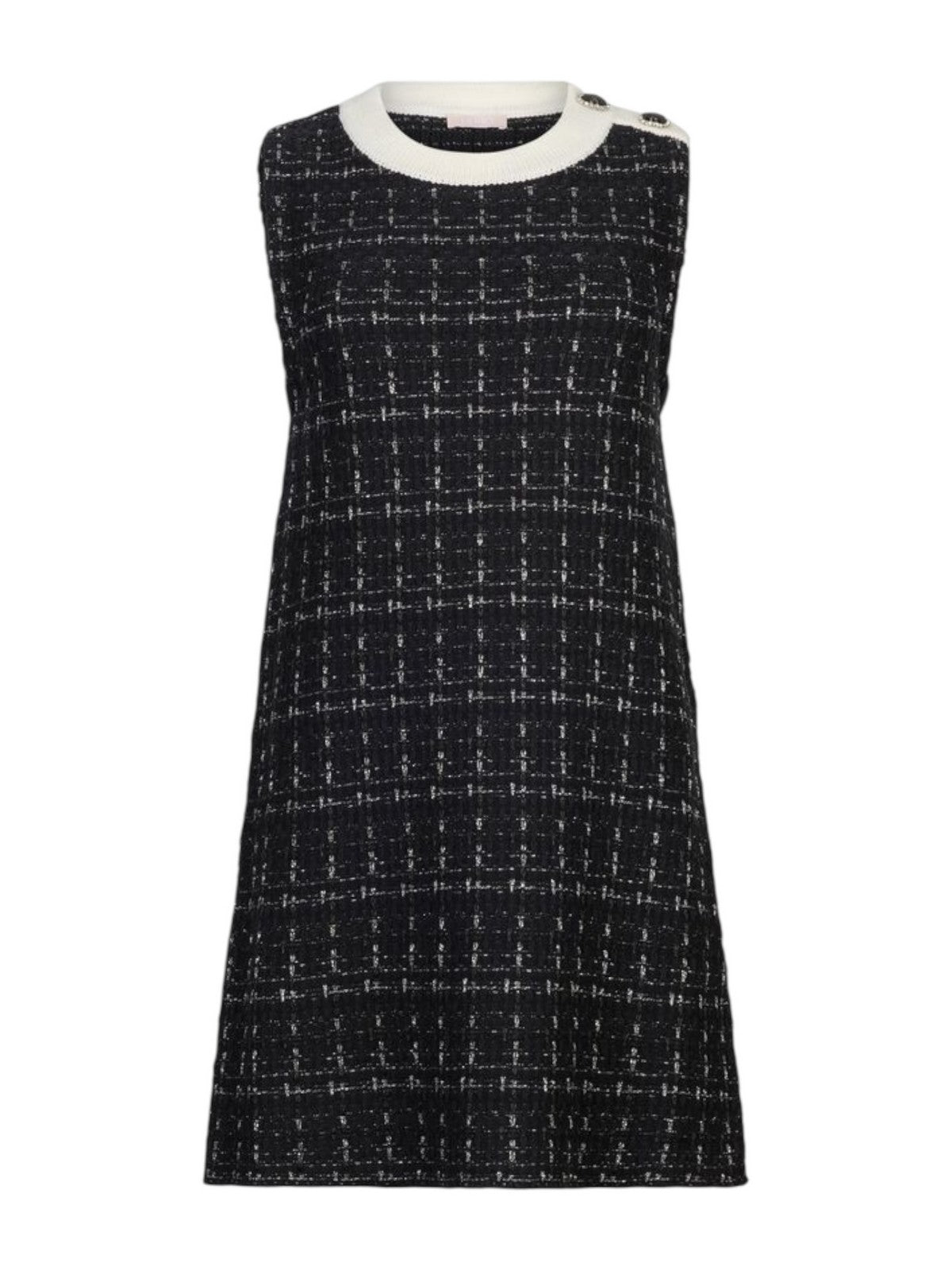 LIU JO WHITE Abito Donna  MF5057MA25R P9017 Black metal fantasy