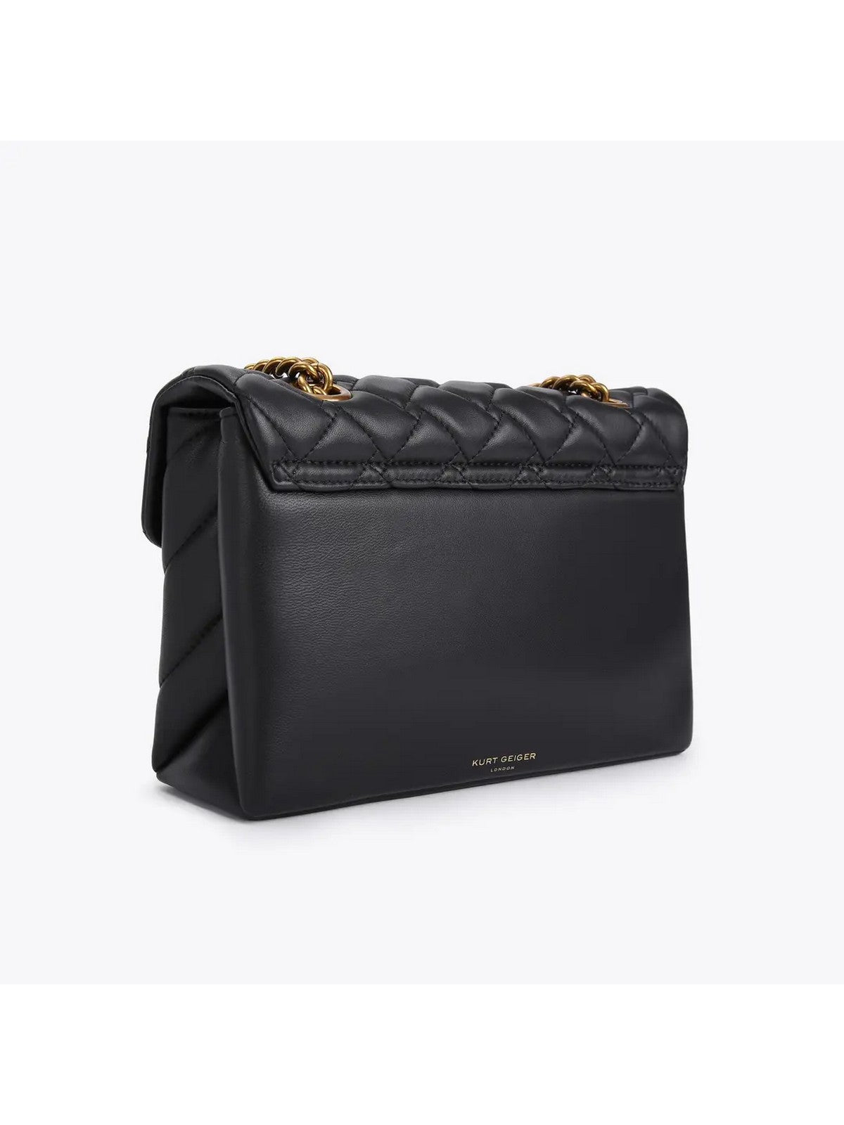 KURT GEIGER Borsa Donna LEATHER KENSINGTON X BAG 1470400109 BLACK BLACK gioboutiqueweb