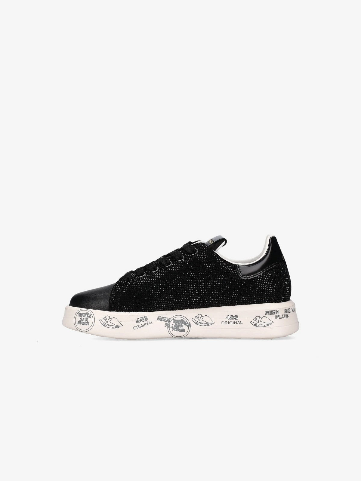 PREMIATA Sneaker Donna  BELLE VAR 7813 BLACK gioboutiqueweb