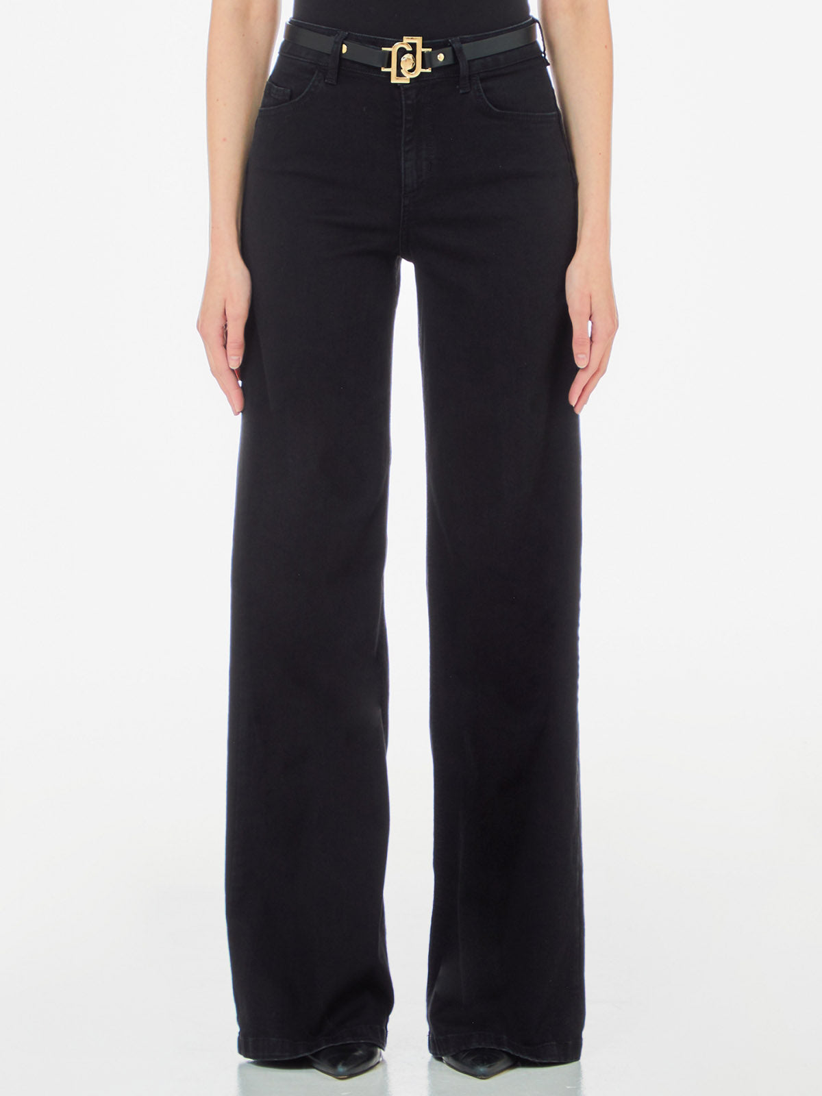 LIU JO BLUE DENIM Jeans Donna  UF4201DS018 88000 Nero gioboutiqueweb