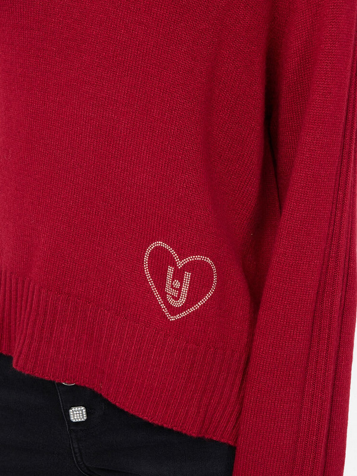 LIU JO WHITE Maglione Donna  MF5444MS76L 91650 Pepper