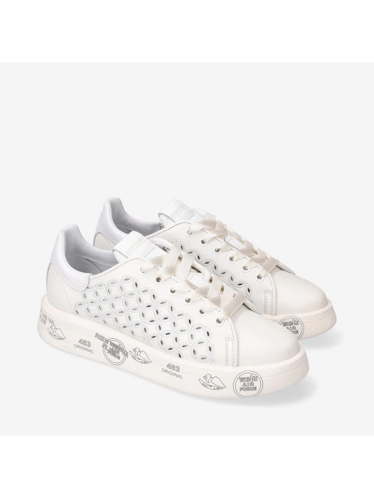 PREMIATA Sneaker Donna  BELLE VAR 6283 Bianco gioboutiqueweb