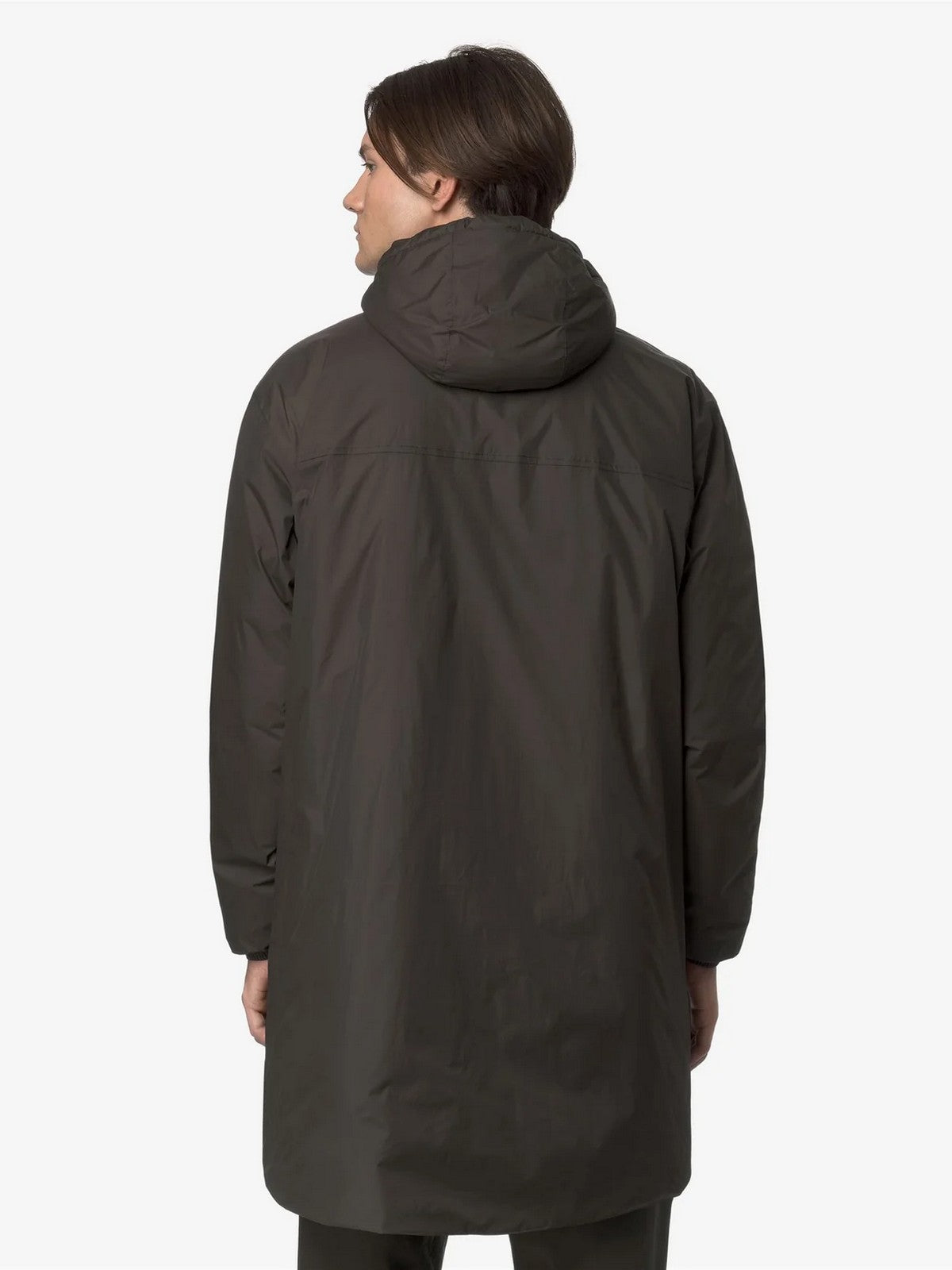K-WAY Giubbino Uomo LE VRAI 4.0 EIFFEL EAST ORSETT K21516W XRG Black Olive gioboutiqueweb