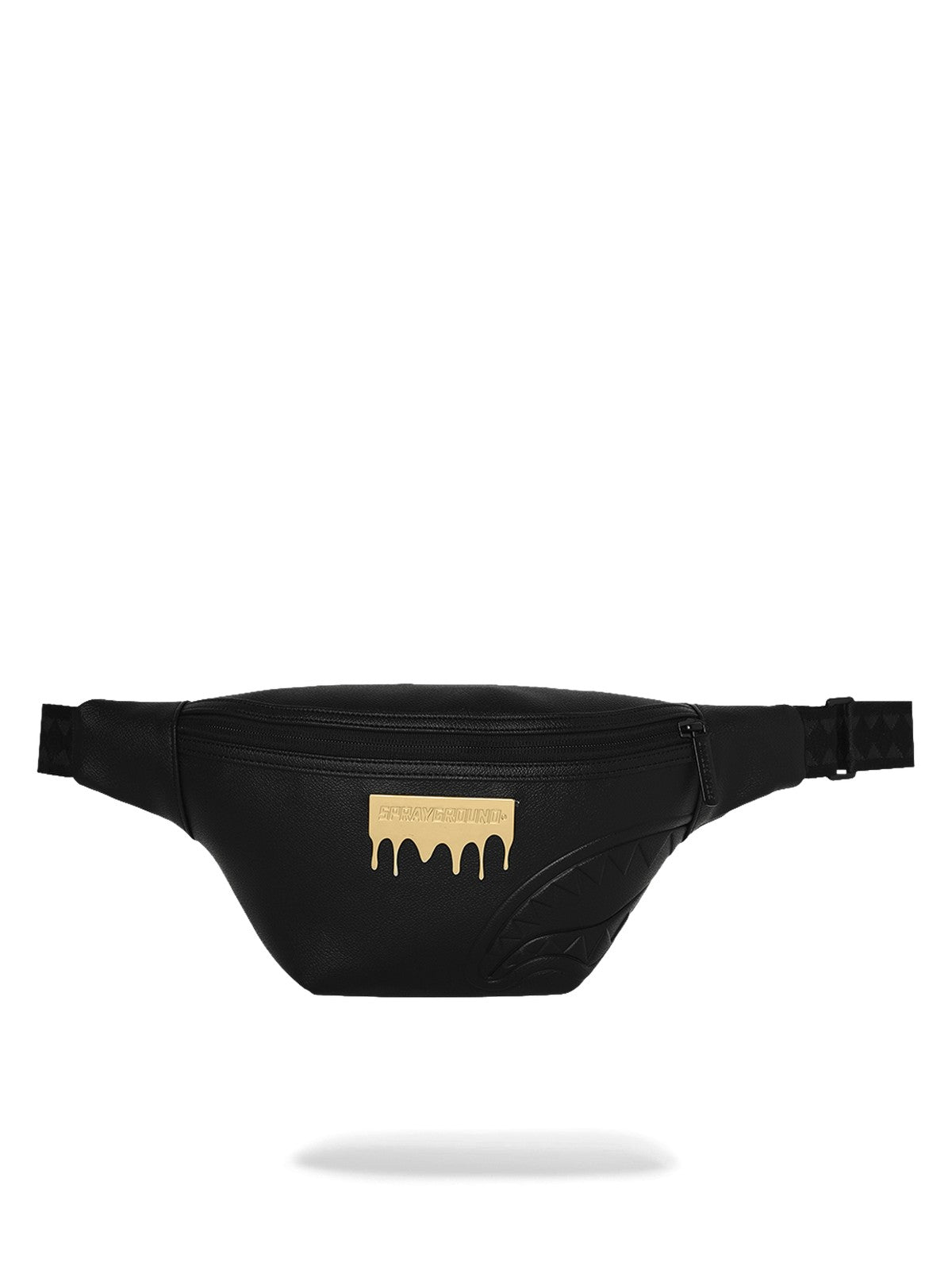 SPRAYGROUND Marsupio Unisex adulto GOLD BRICK LUX SAVVY CROSSBODY 910B9048NSZ Nero gioboutiqueweb