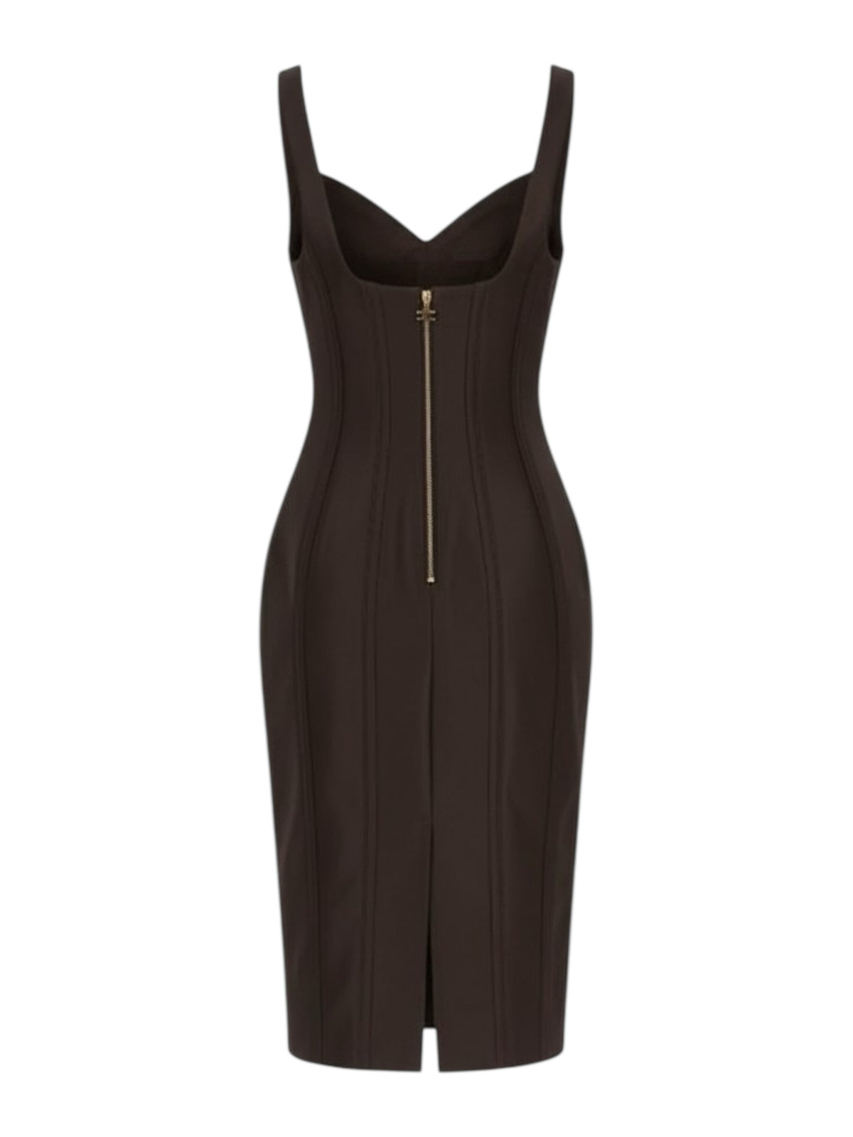 ELISABETTA FRANCHI Abito Donna  AB88961E2 644 CACAO gioboutiqueweb