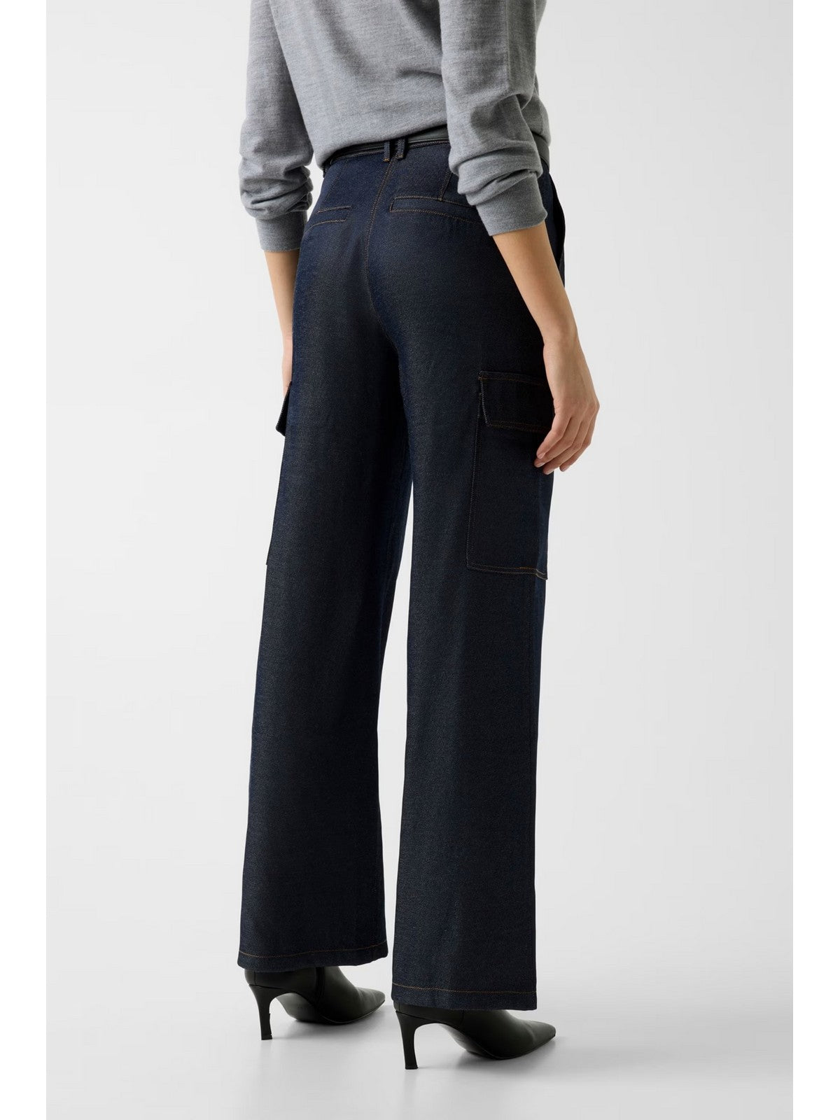 GUESS Pantalone Donna REGINE FLUID CARGO W6RB65 WL842 FB6C INDIGO BLUE
