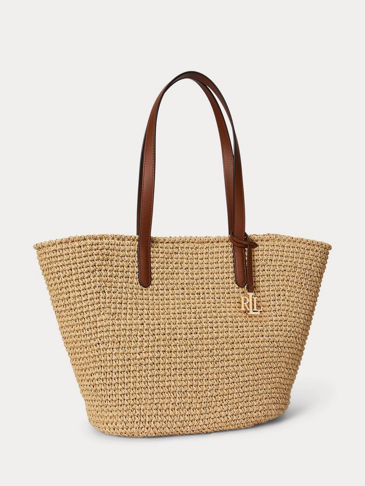LAUREN RALPH LAUREN Borsa Donna LAINEY LG TT-TOTE-LARGE 431982179 001 NATURAL/LAUREN TAN gioboutiqueweb