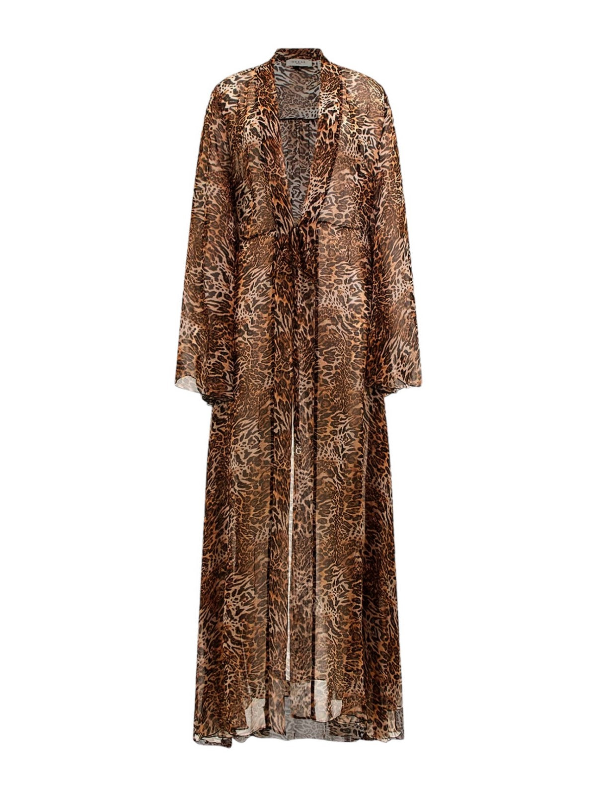 Rate Beachwear Frau Kleid Long Kimono E4GK03 WE550 P122 Beige