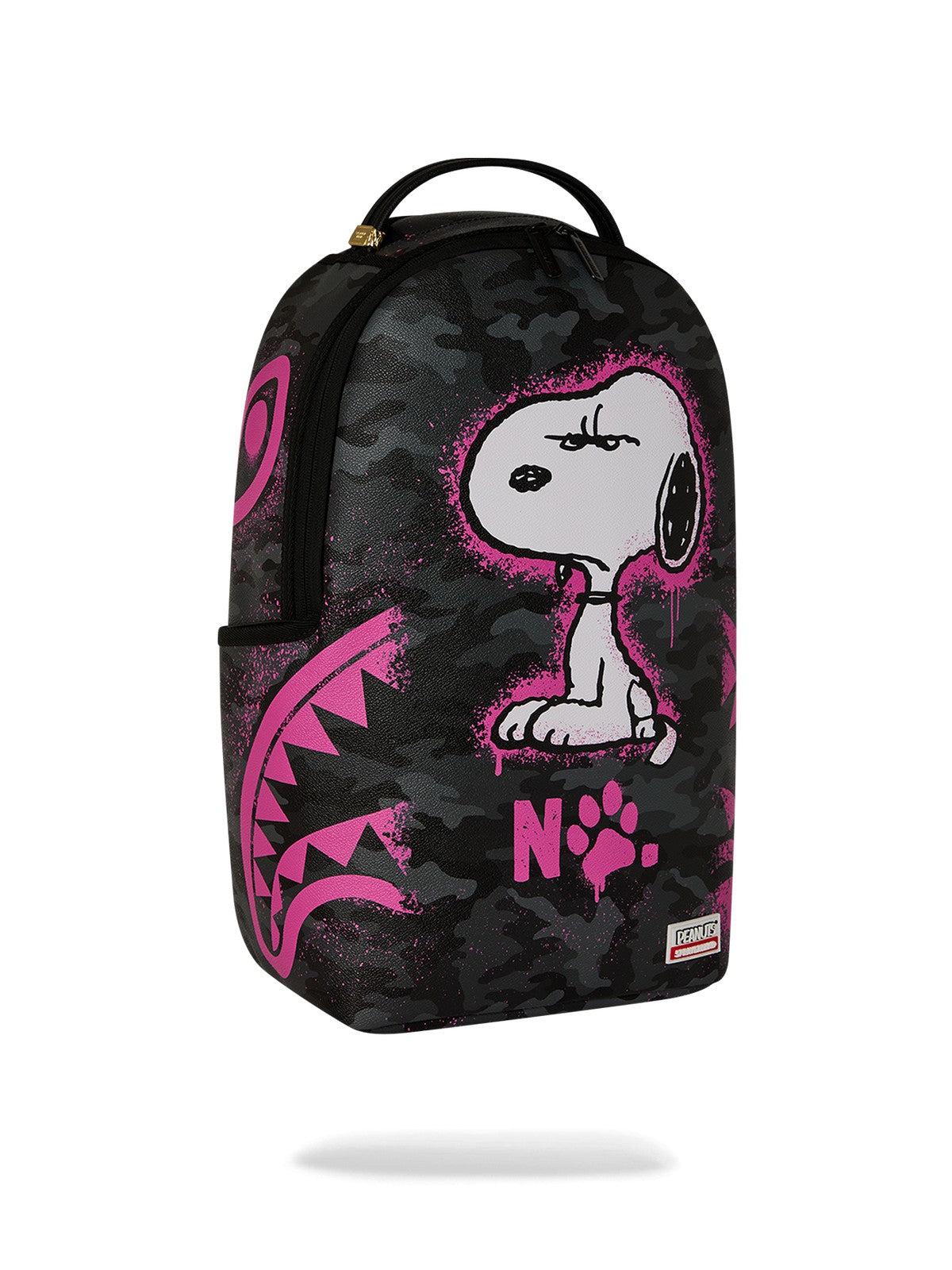 SPRAYGROUND Zaino Unisex adulto PEANUTS SNOOPY PINK STENCIL DLXSV BACKPACK 910B8781NSZ Nero gioboutiqueweb