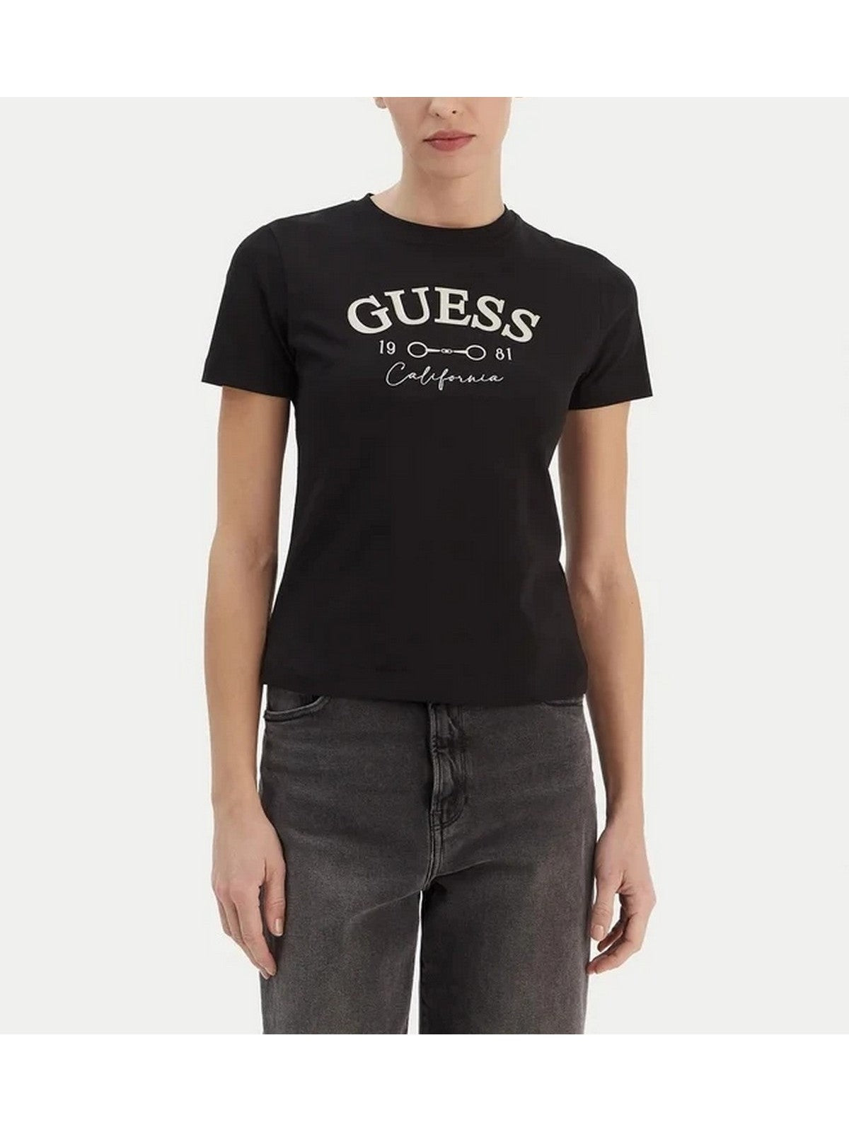 GUESS SPORT T-shirt Donna BEATRIZ CN SS T-SHIRT V6RI02 J1314 G7F3 TOTAL LUNAR ECLIPSE gioboutiqueweb