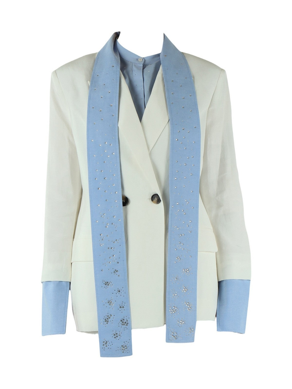 LIU JO WHITE Giacca Donna  WA6436T4818 10701 BIANCO LANA gioboutiqueweb