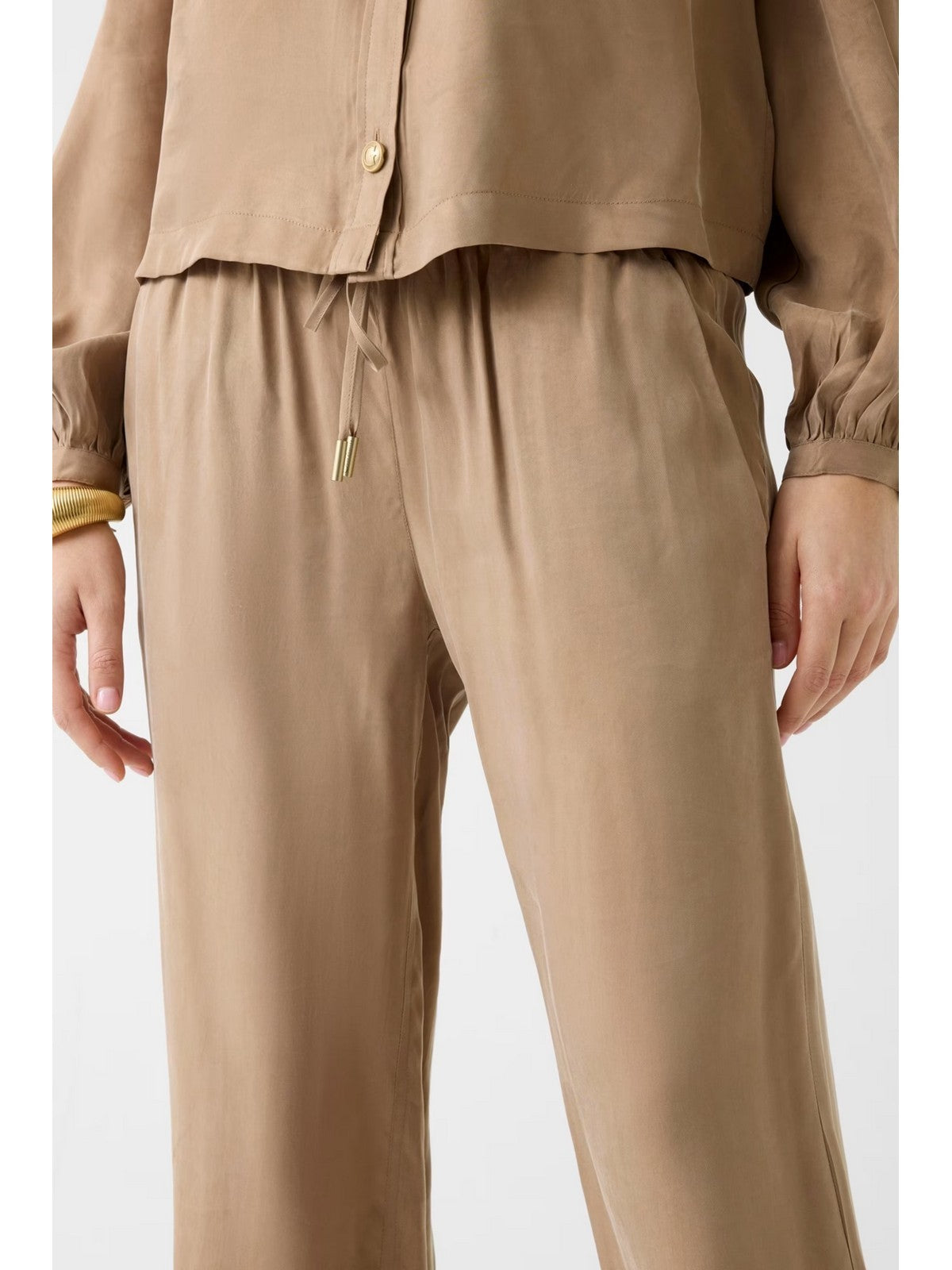 GUESS Pantalone Donna DALIA FLUID JOGGER PANT W6GB07 W1781 G1DQ WET SAND