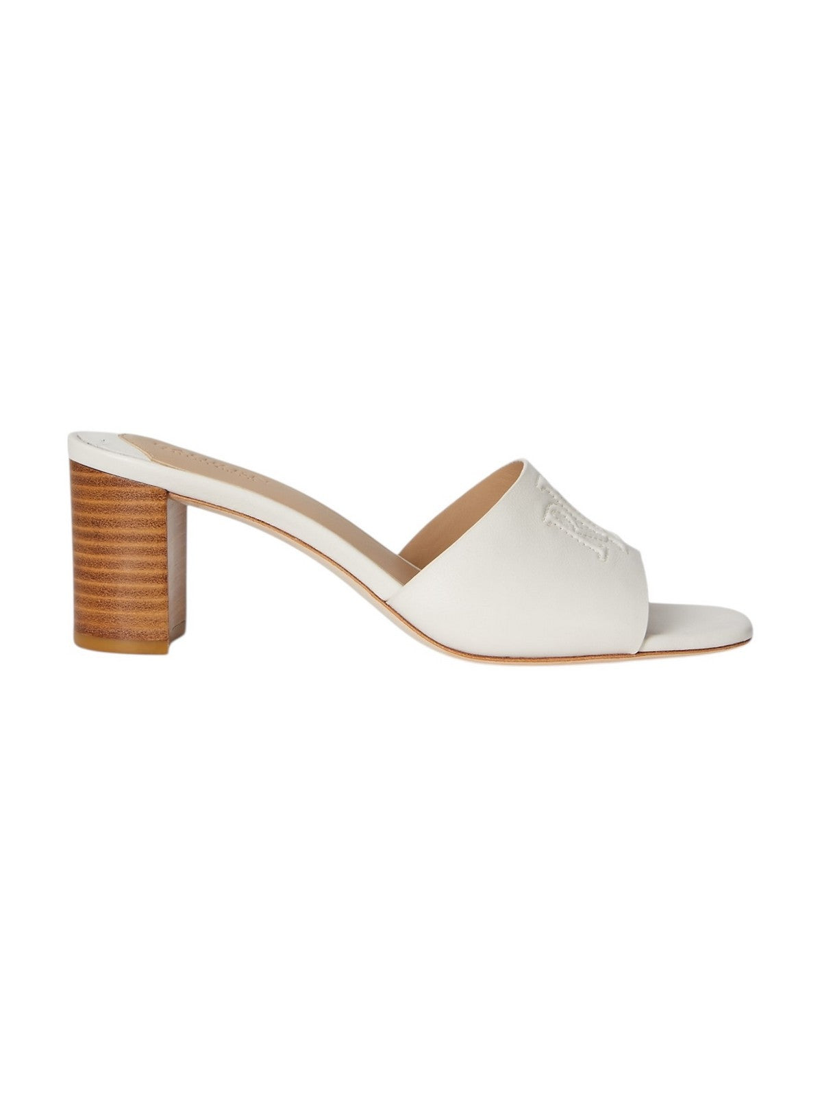LAUREN RALPH LAUREN Sandalo Donna EVERLEY HEEL 802967764 001 SOFT WHITE gioboutiqueweb