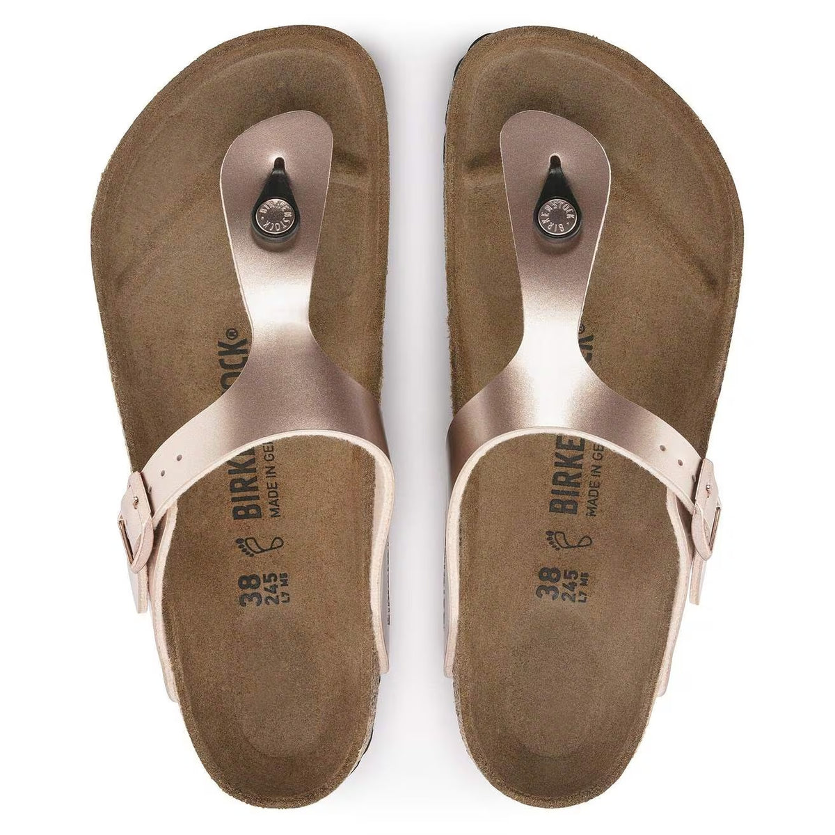 BIRKENSTOCK Sandalo Donna Gizeh copper, Birko Flor 1023943 COPPER gioboutiqueweb