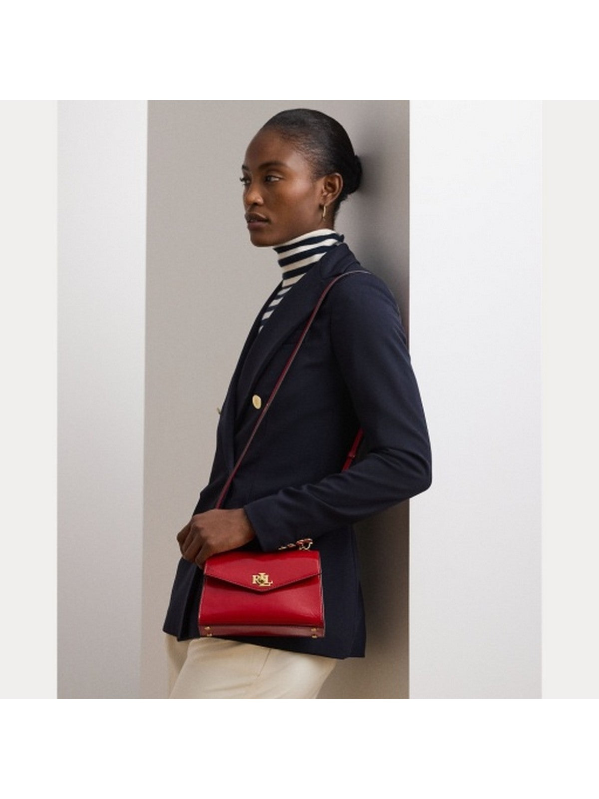 LAUREN RALPH LAUREN Borsa Donna FARRAH SM-SATCHEL-SMALL 431958994 002 Rosso gioboutiqueweb