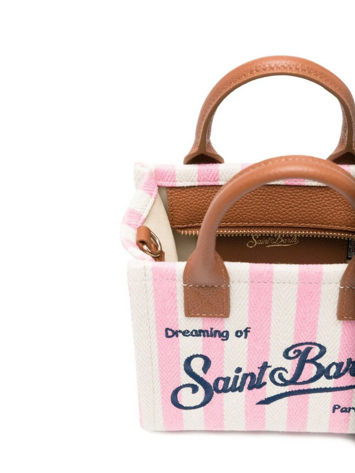 MC2 SAINT BARTH Borsa Donna  VANITY BAG MINI 01784L HB STRIPES LEATHER 2119 EMB