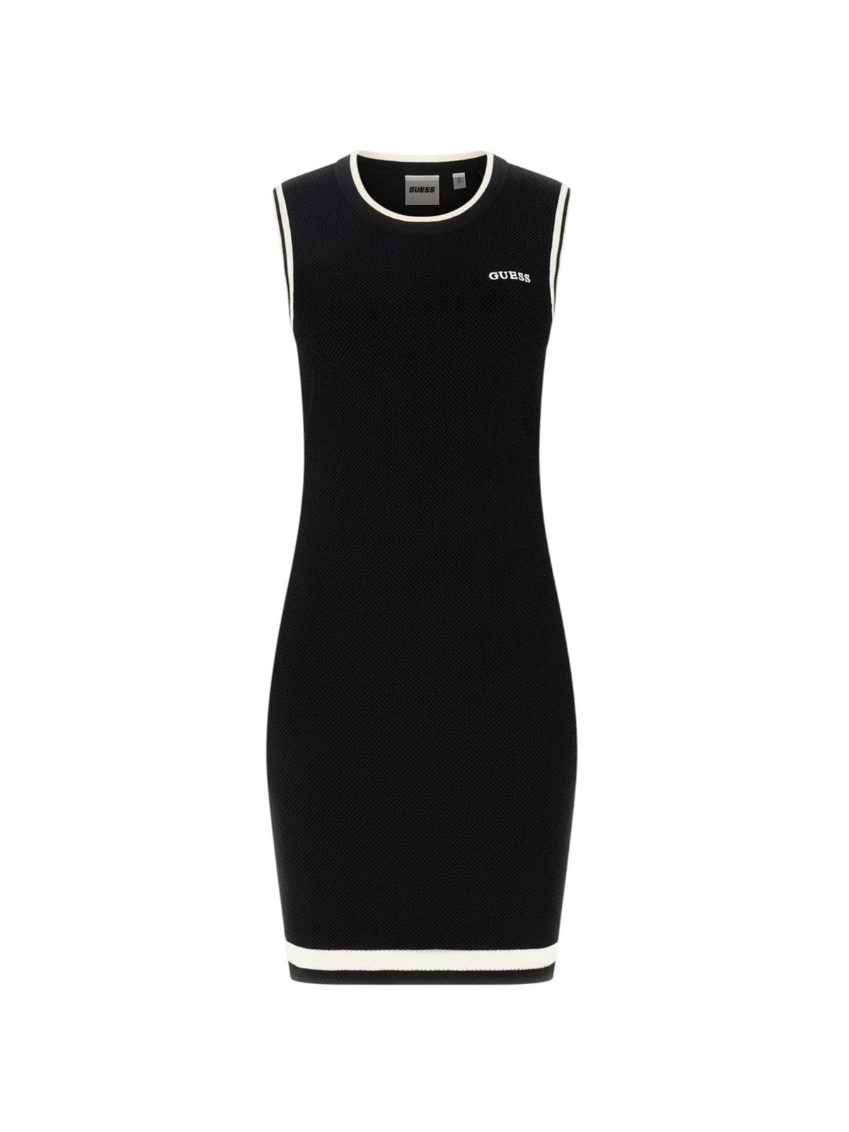 GUESS SPORT Abito Donna GABRY CN SL SHORT DRESS SWTR V6GK04 Z0648 JBLK Jet Black A996