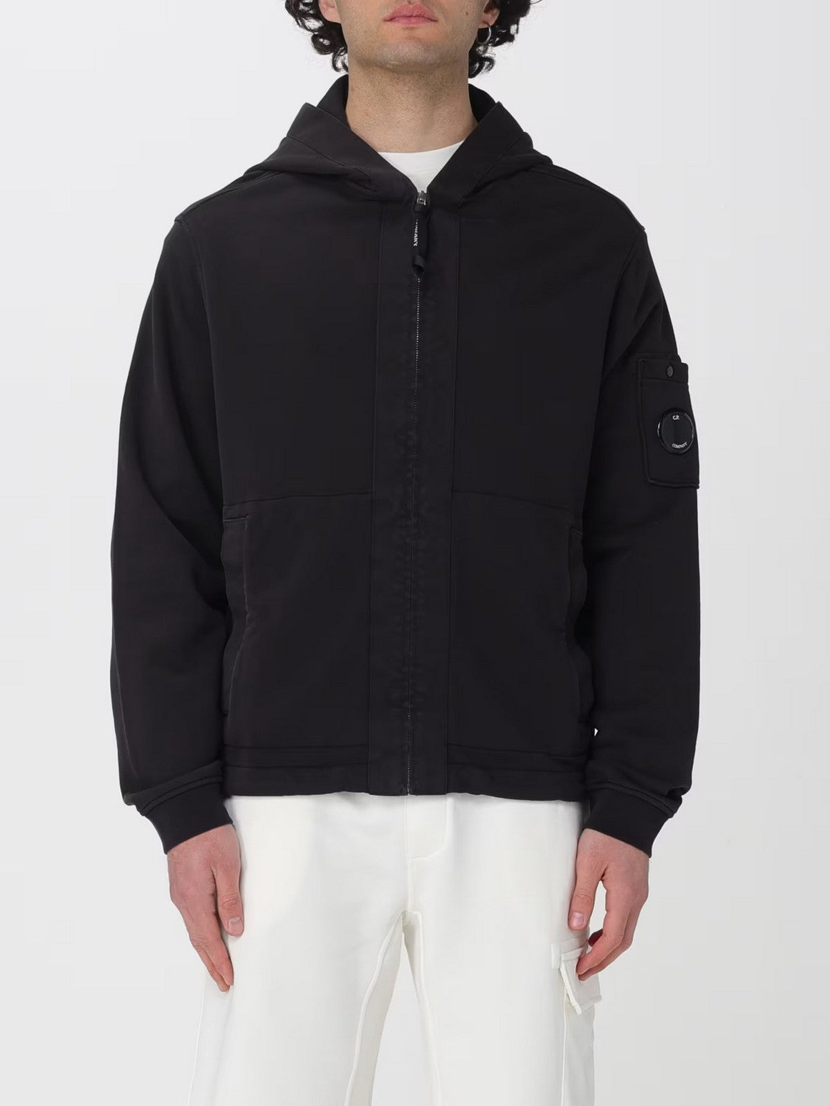 C.P. COMPANY Felpa Uomo  20CMSS039A110044G 999 999 - BLACK