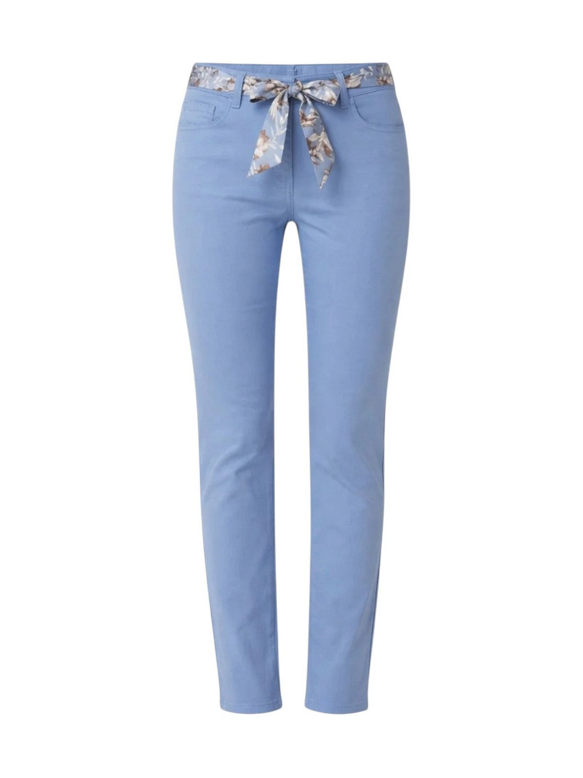 LIU JO WHITE Pantalone Donna  WA6260T367A P9258 Brig.blue wave flowe gioboutiqueweb
