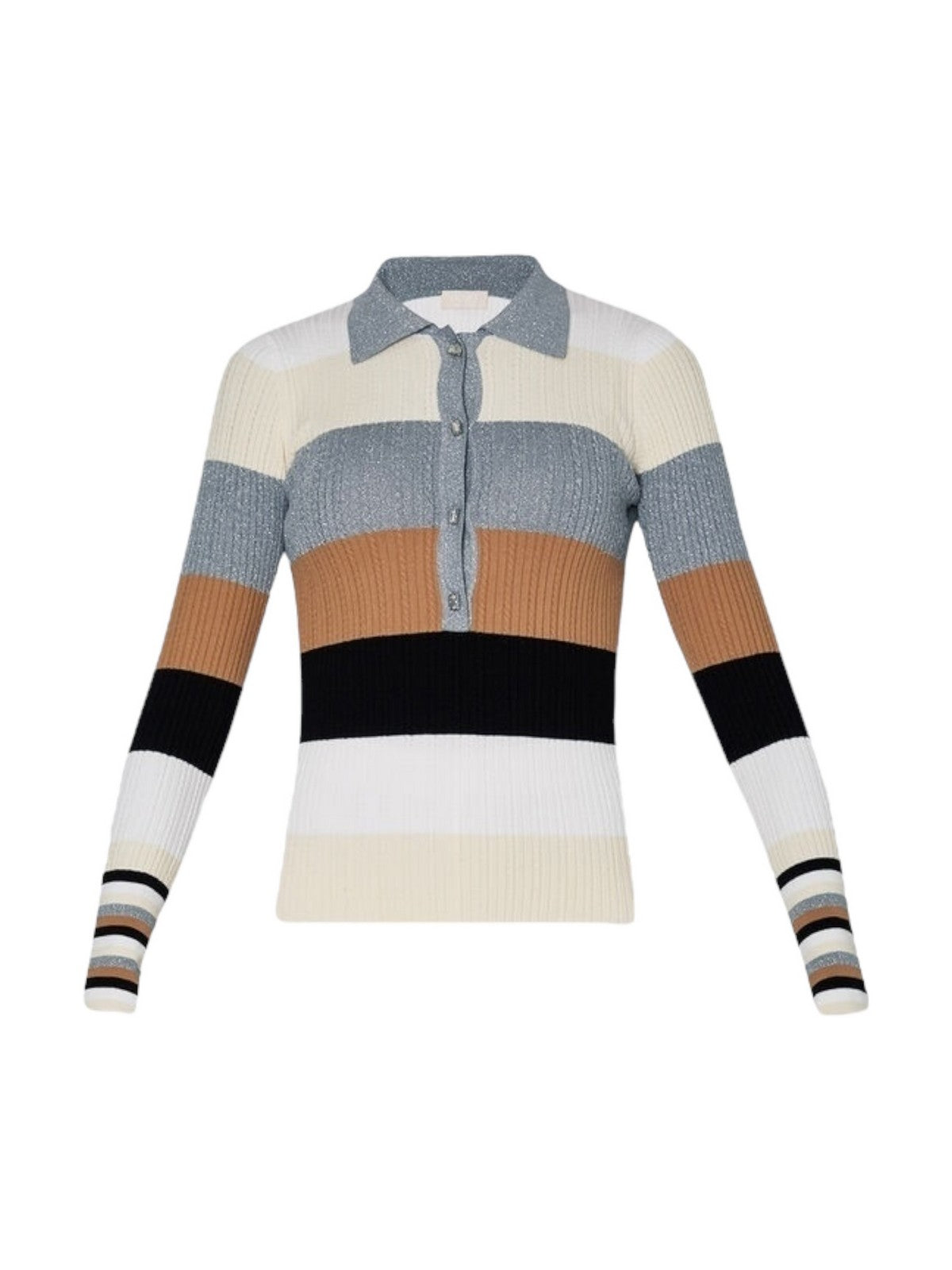 LIU JO WHITE Maglione dolcevita Donna  WF4394MS99E 03N96 Beige gioboutiqueweb