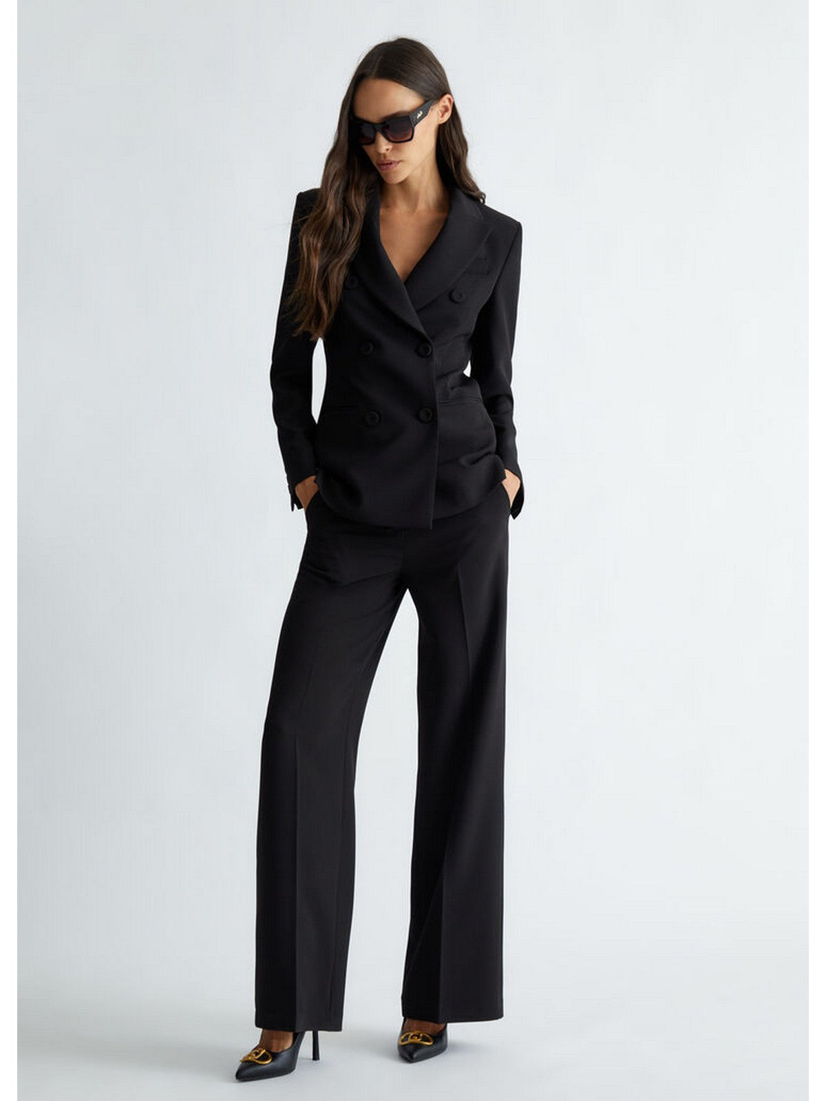 LIU JO BLACK Pantalone Donna  CF4012T2527 22222 Nero gioboutiqueweb
