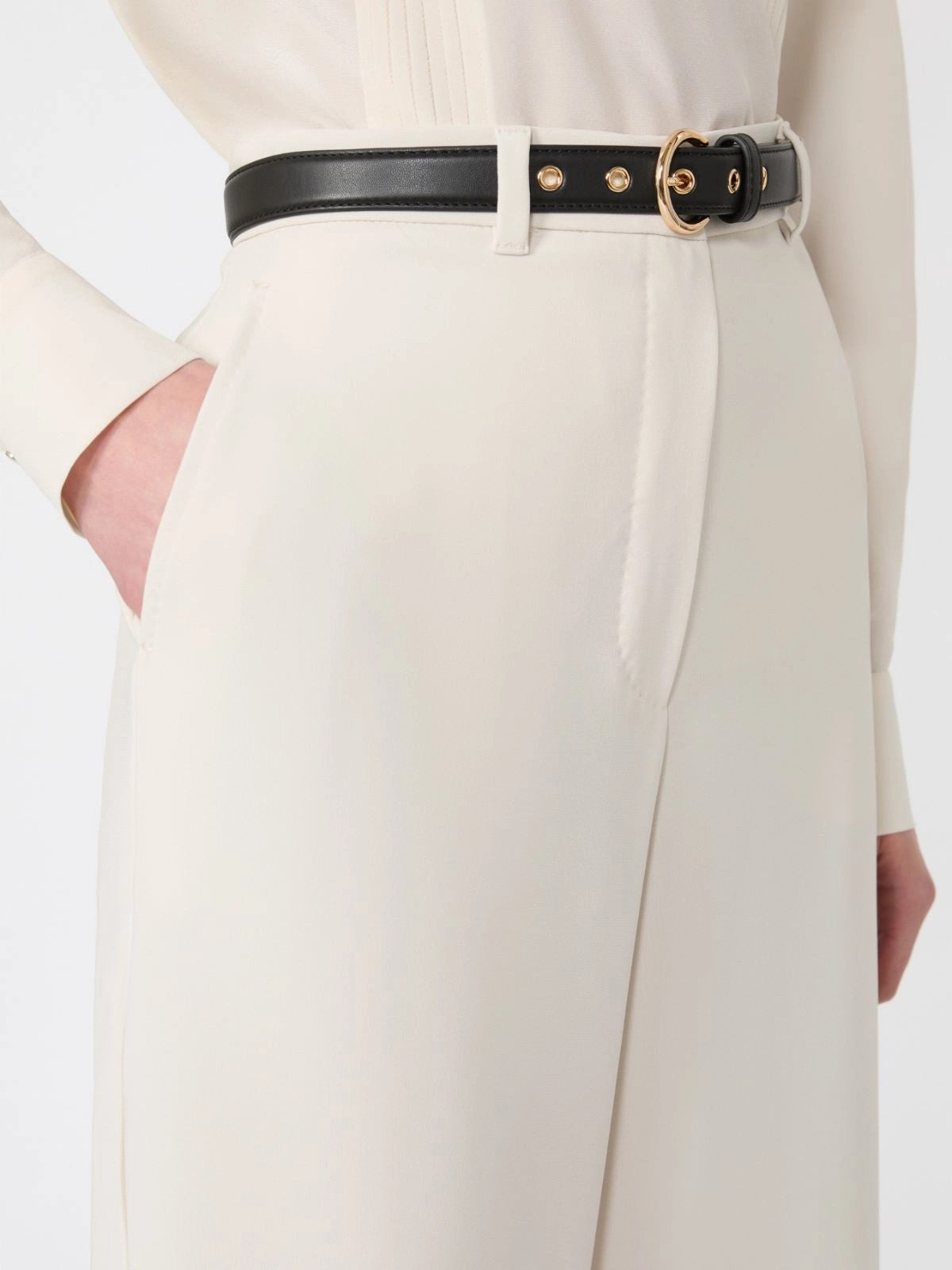 MAX MARA STUDIO Pantalone Donna MSTAMICO 2616131025600 060 Beige gioboutiqueweb