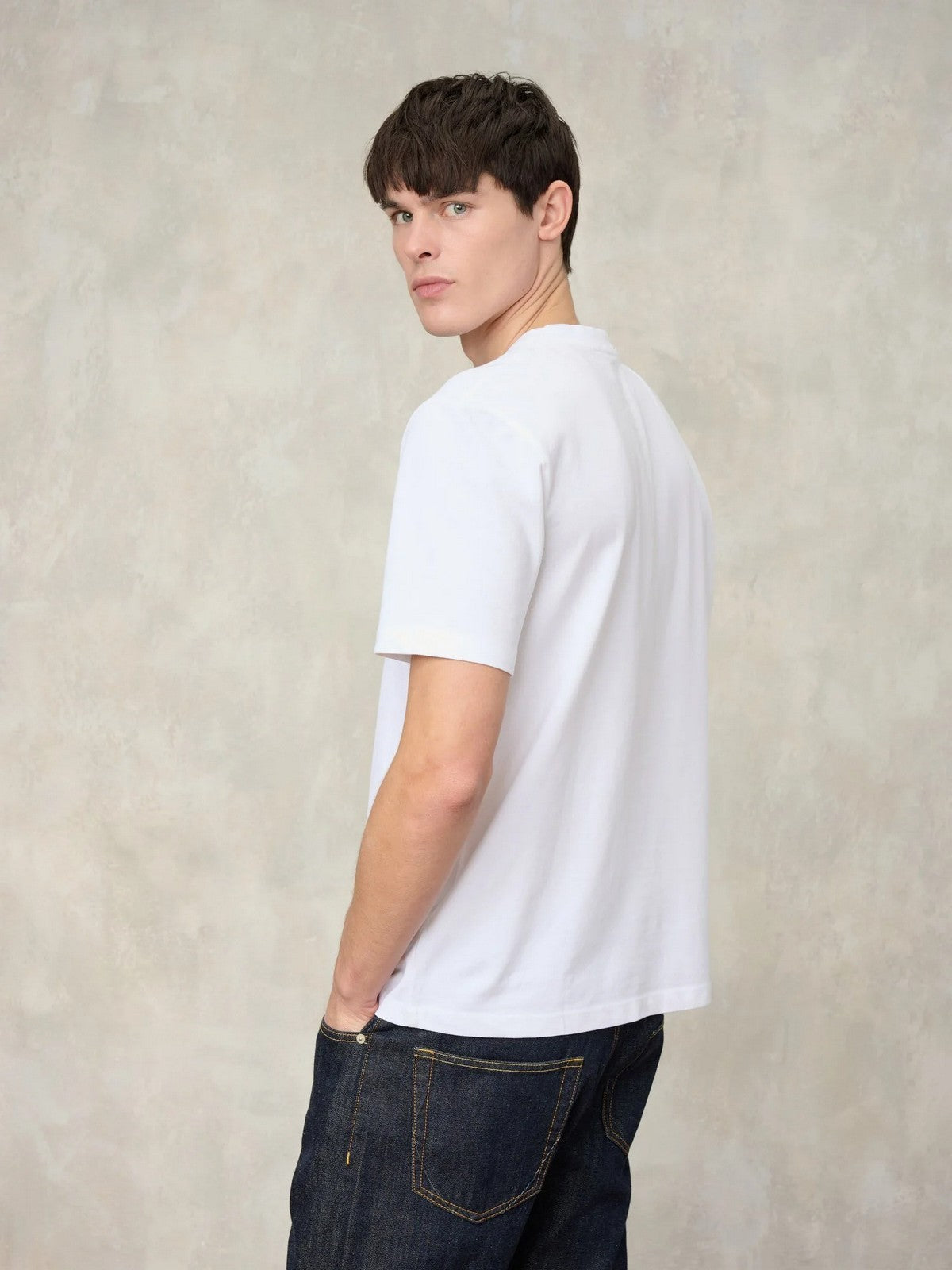 BLAUER T-shirt Uomo ATHENS 26SBLUH02306 007440 100 BIANCO OTTICO