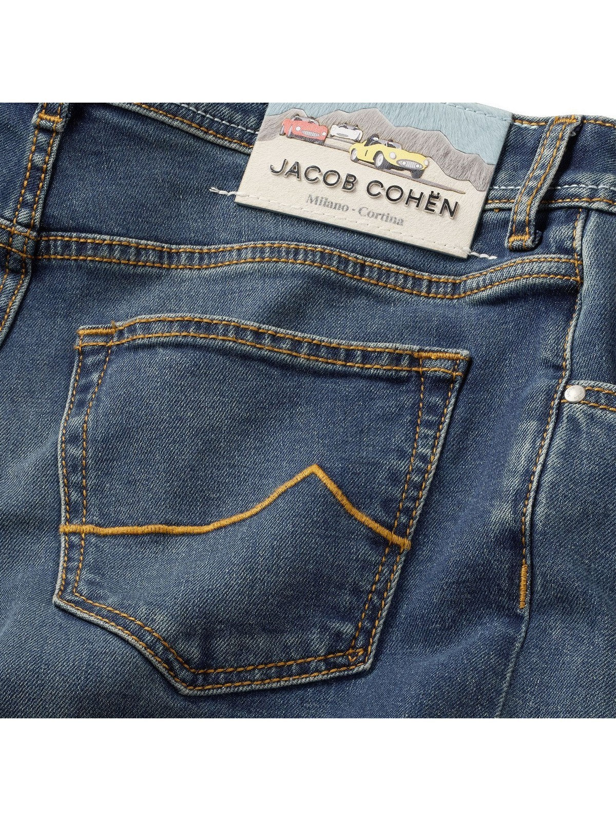 JACOB COHEN Jeans Uomo NICK JUM_QM006 055 S4213 V1 200D MEDIUM BLUE gioboutiqueweb
