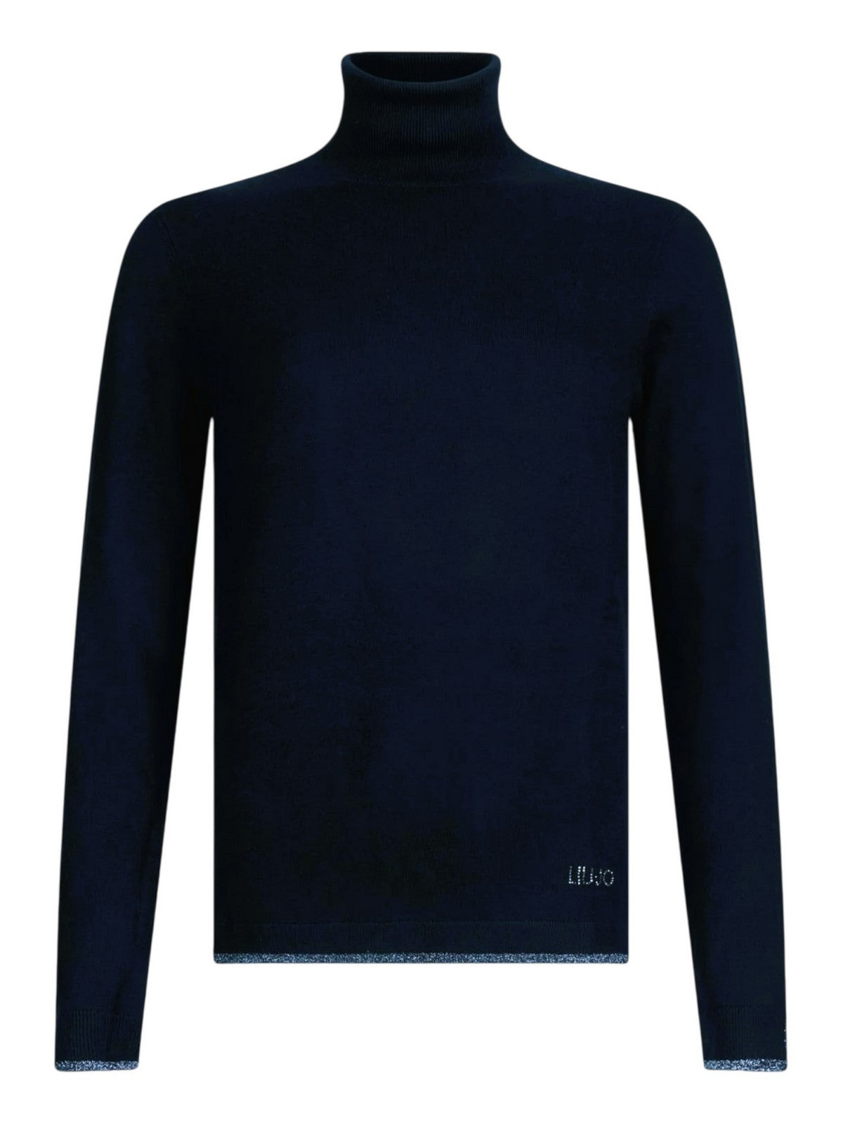 LIU JO WHITE Maglione dolcevita Donna  MF5229MS49I 93932 Navel blue