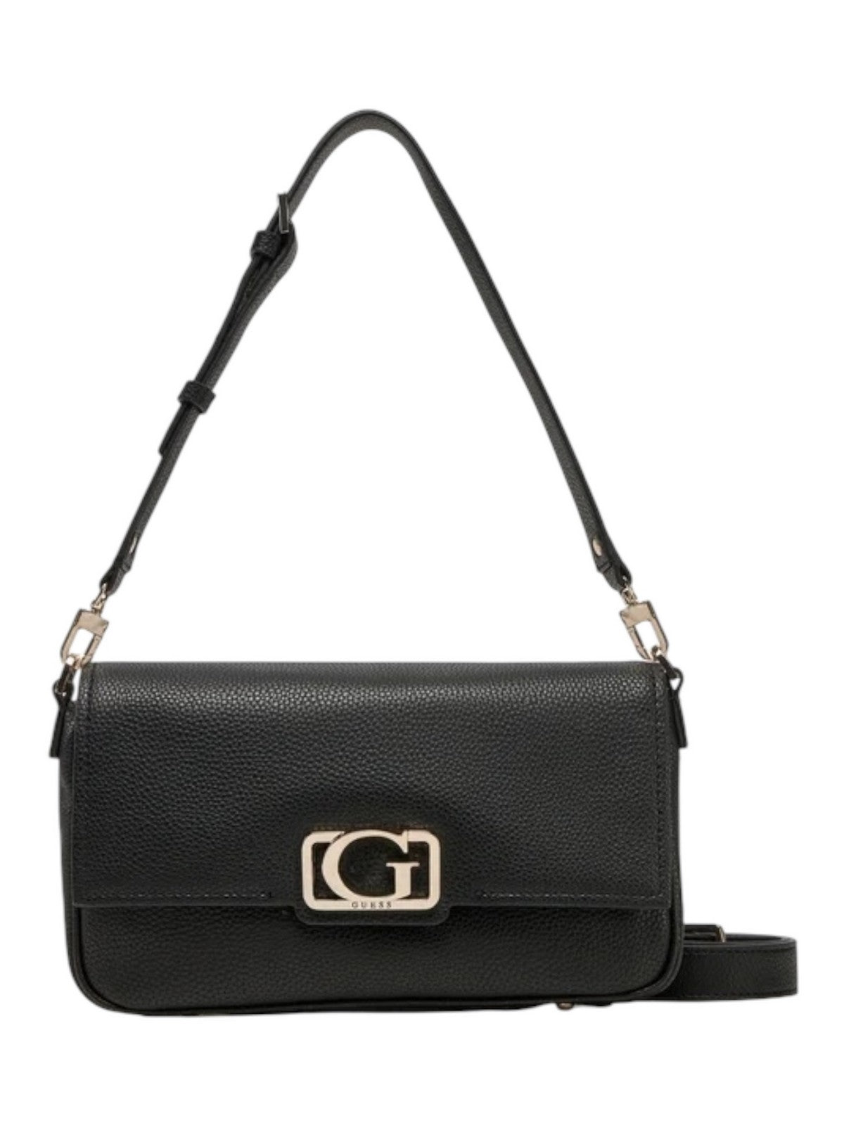 GUESS Borsa Donna CIRCE FLAP SHOULDER BAG HWBG96 42190 BLA Nero gioboutiqueweb