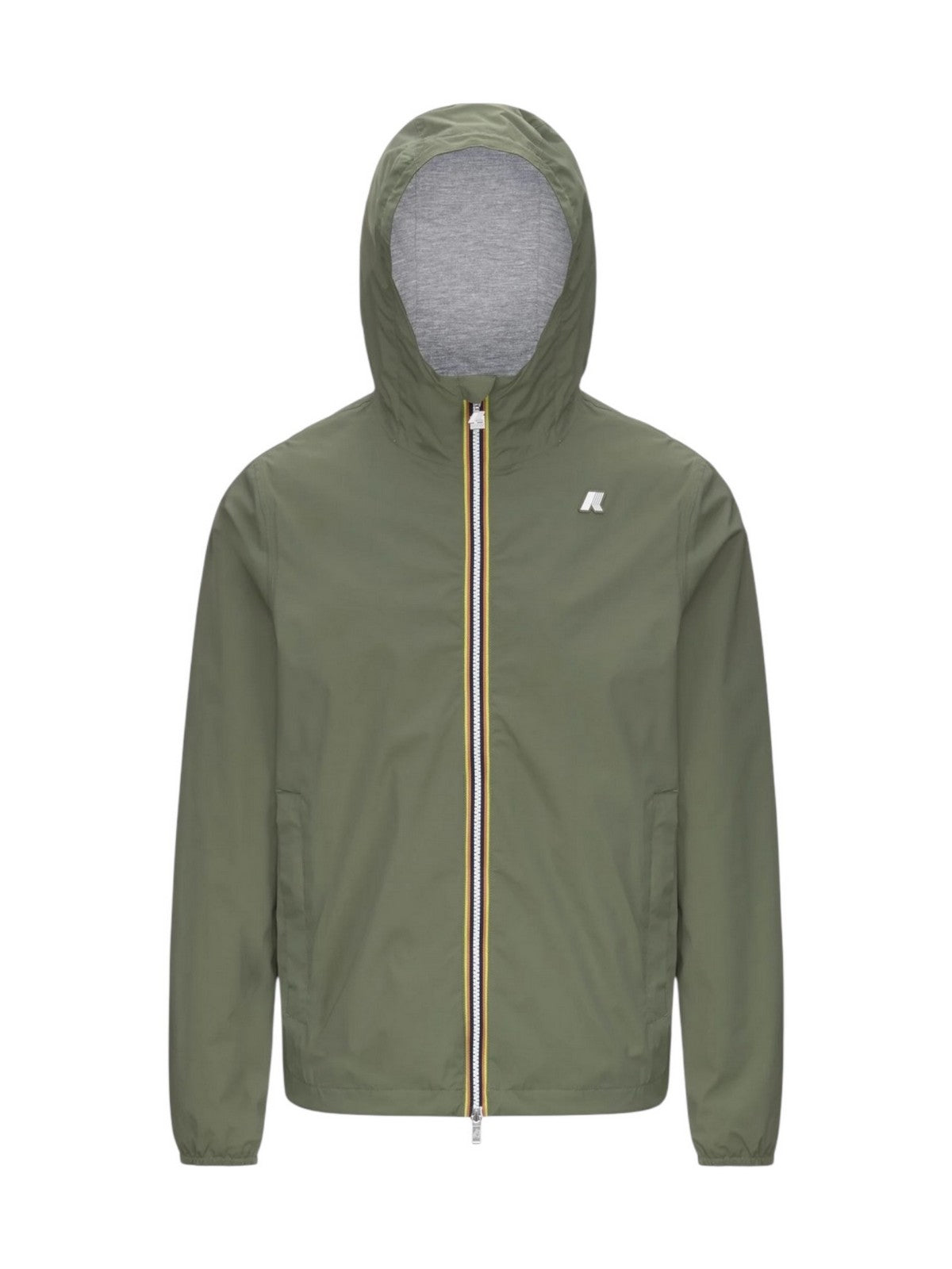 K-WAY Giubbino Uomo Jack  Stretch Nylon Jersey K3123UW V15 Green Lichen gioboutiqueweb
