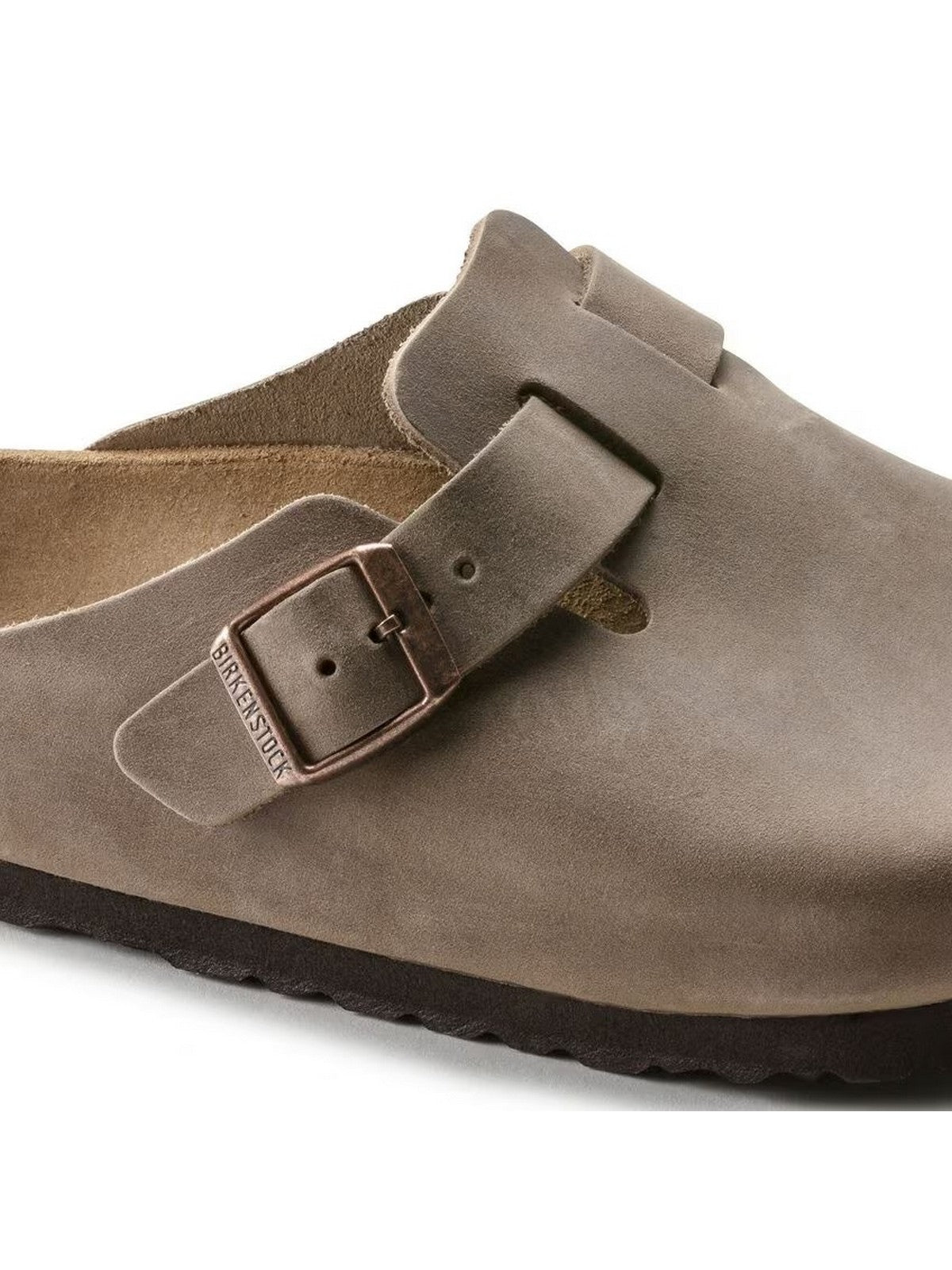 BIRKENSTOCK Sandalo Unisex adulto Boston tabacco brown, Oiled Leather 960813 Marrone gioboutiqueweb