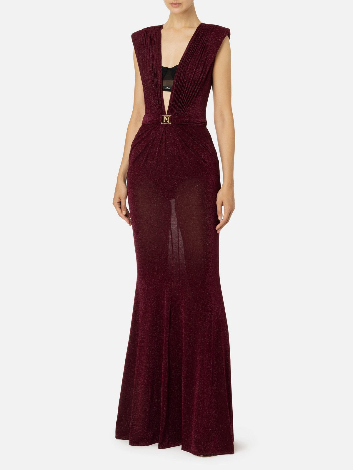 ELISABETTA FRANCHI Abito Donna  AB68547E2 CM7 Rosso gioboutiqueweb