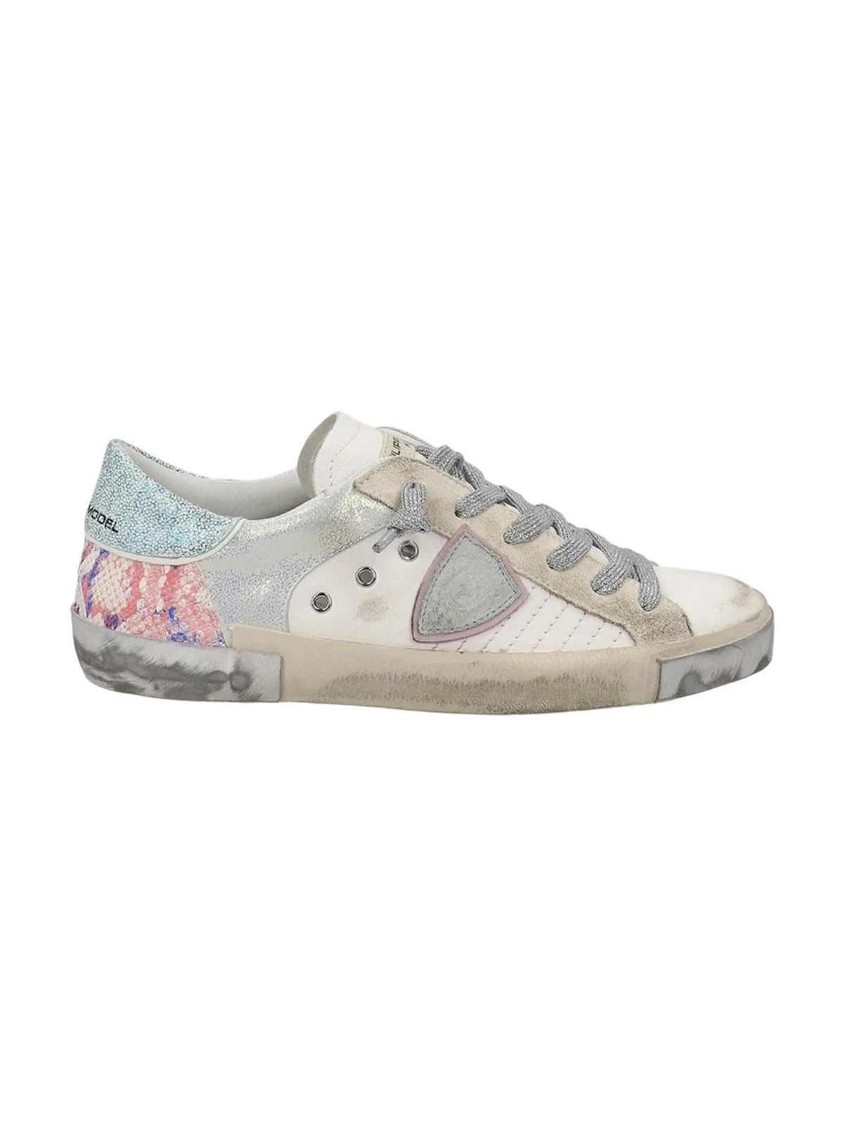 PHILIPPE MODEL Sneaker Donna Prsx Low Woman PRLD VYX2 Bianco gioboutiqueweb