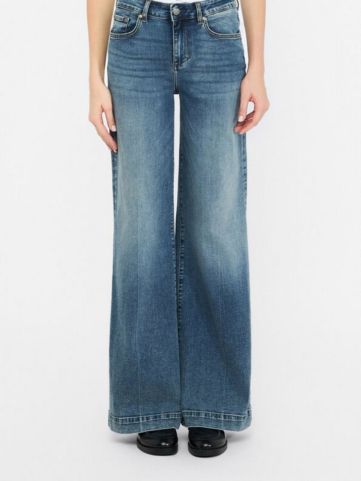 LIU JO BLUE DENIM Jeans Donna  UF5068DS615 78917 Den.Blu vintag.dirty