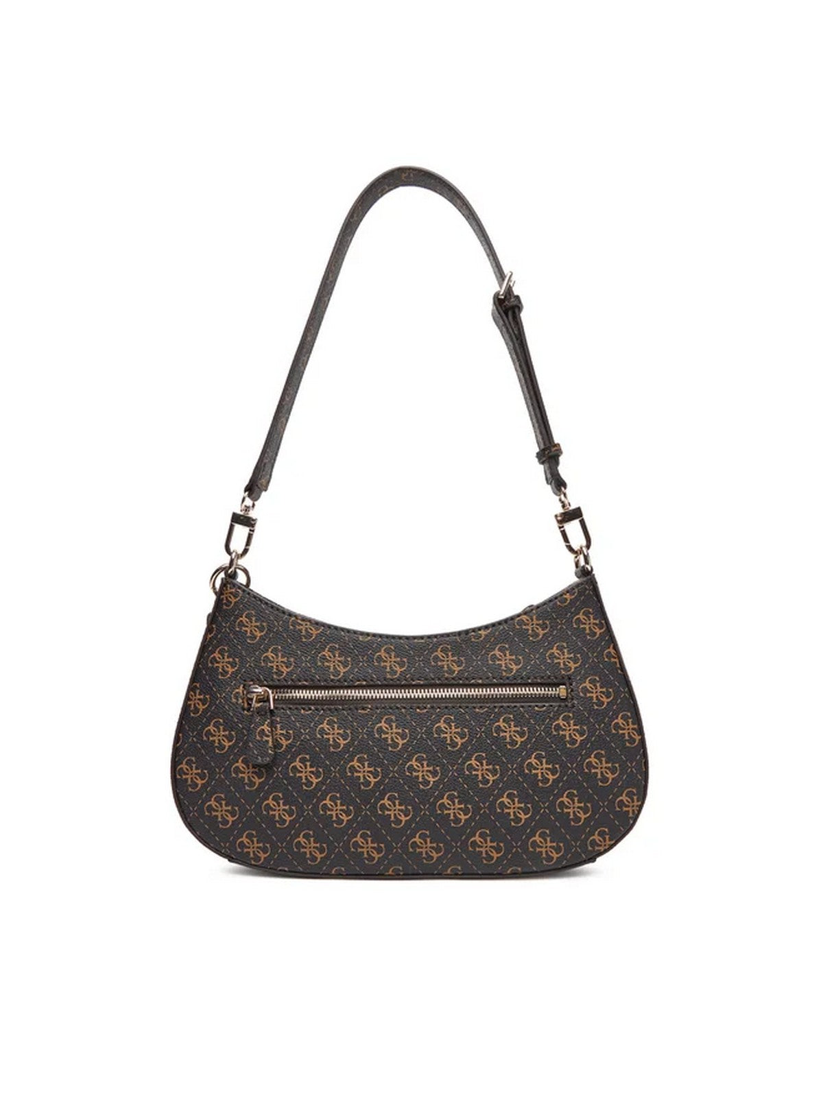 GUESS Borsa Donna NOELLE II TOP ZIP SHOULDER BAG HWQG96 72180 BNL BROWN LOGO