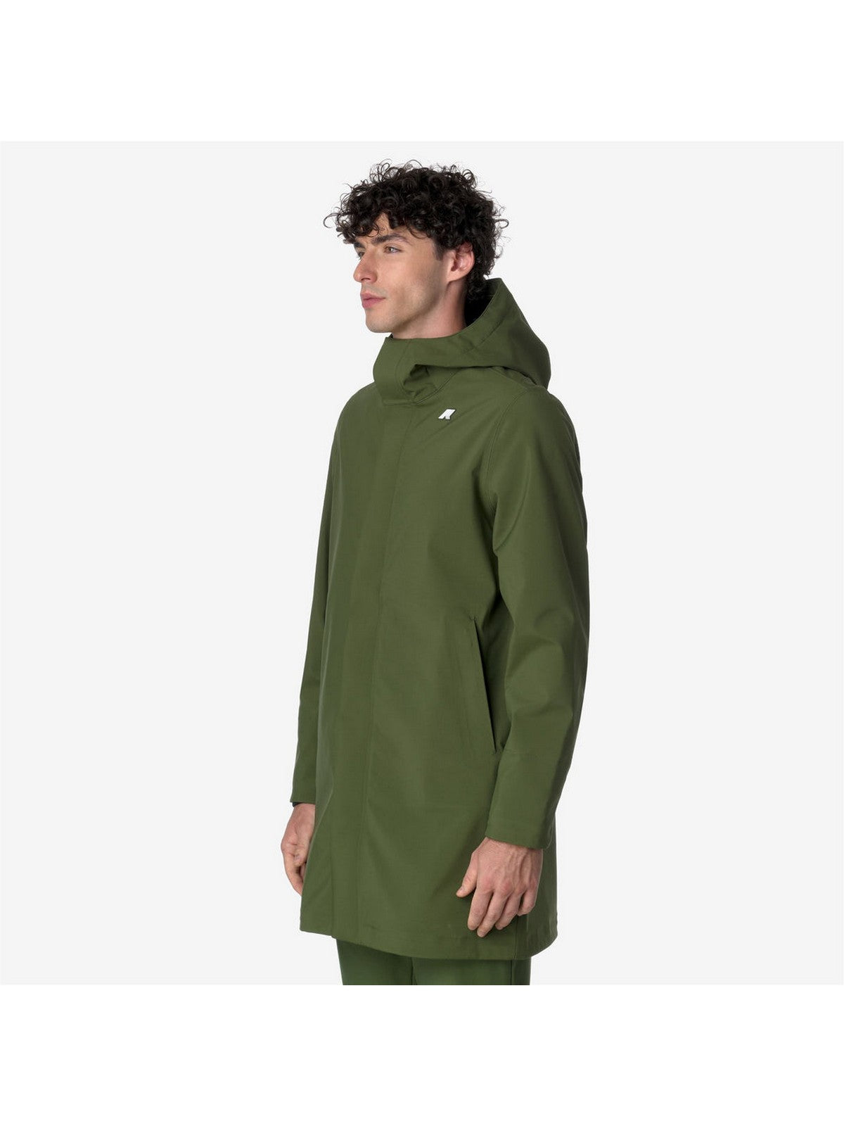 K-WAY Giubbino Uomo Thomas bonded K7126WW AS9 Verde gioboutiqueweb